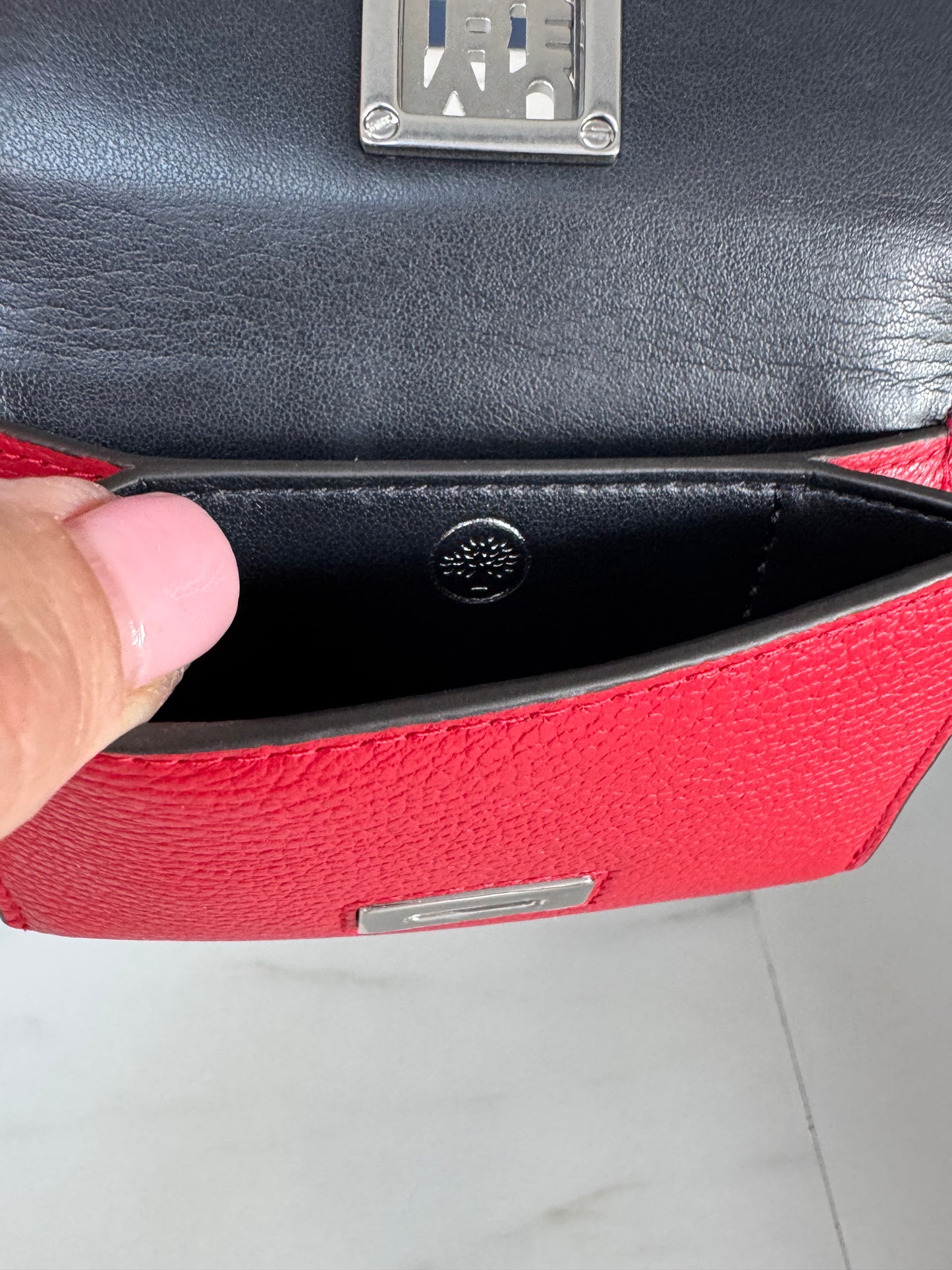 Mulberry Sadie Card Wallet - Lancaster Red