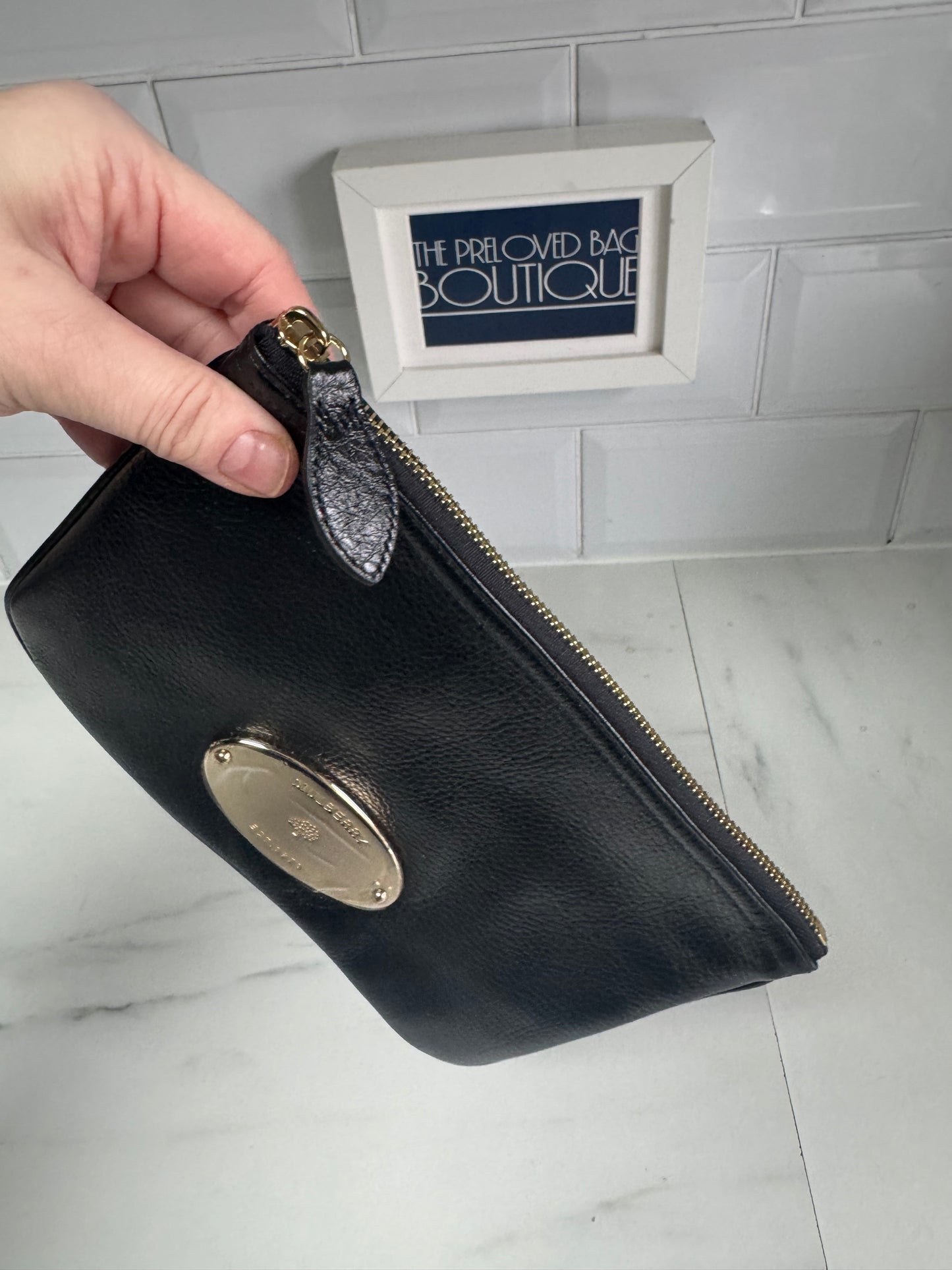 Mulberry Mitzy Zipped Pouch - Black
