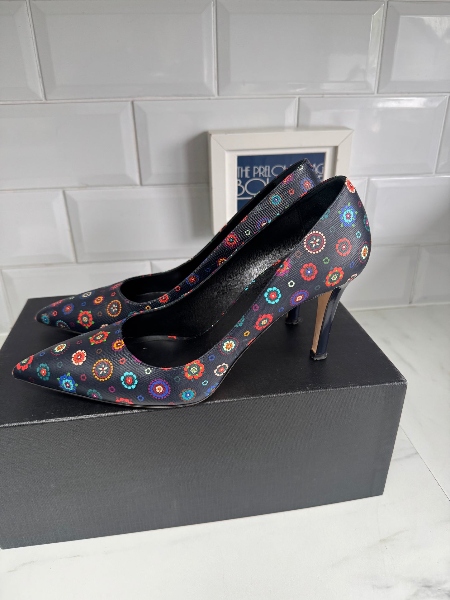 Paul Smith Patterned Heels - Blue, Red, Green, white