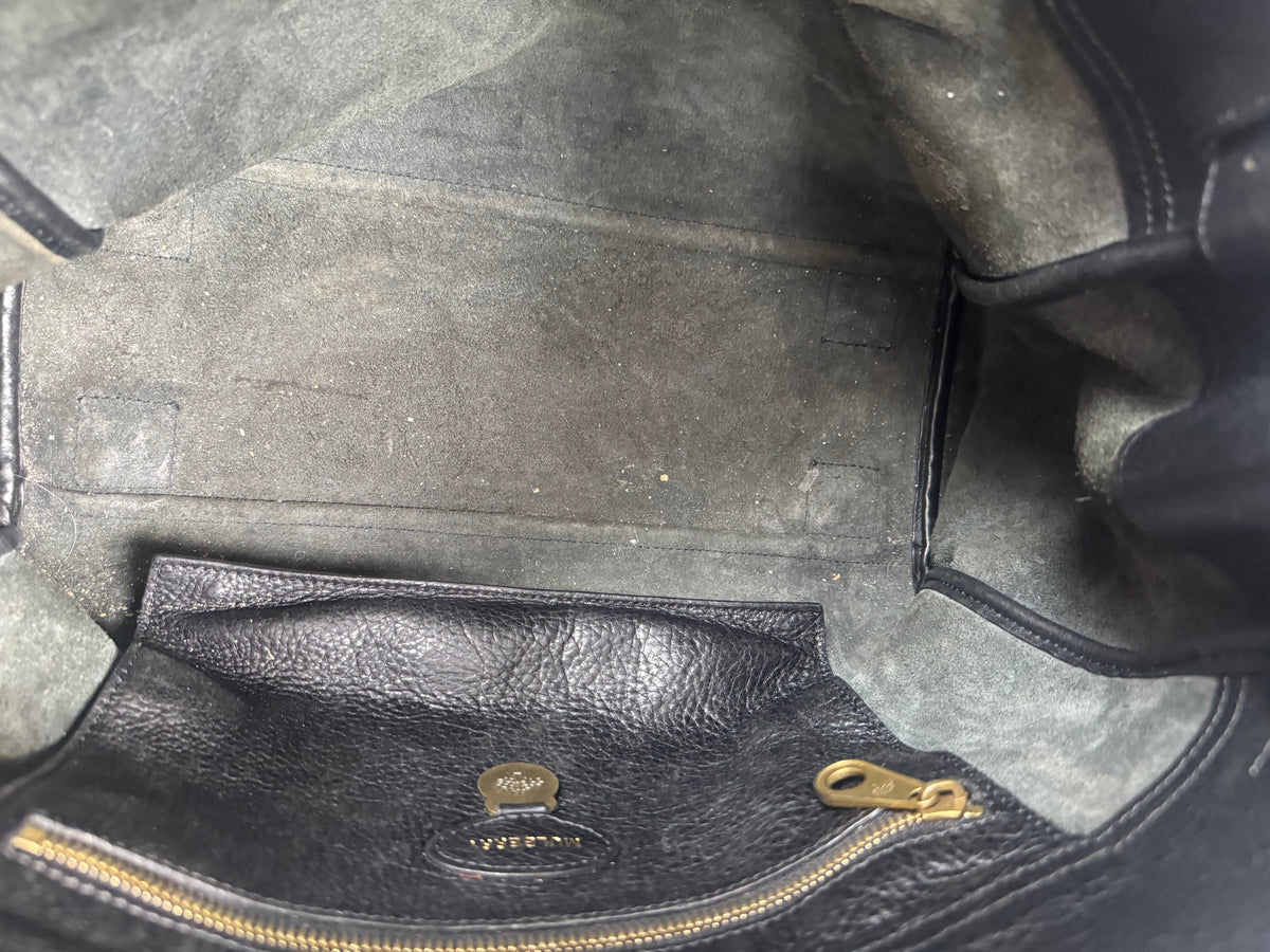 Mulberry Postmans Lock Open Top Tote - Black