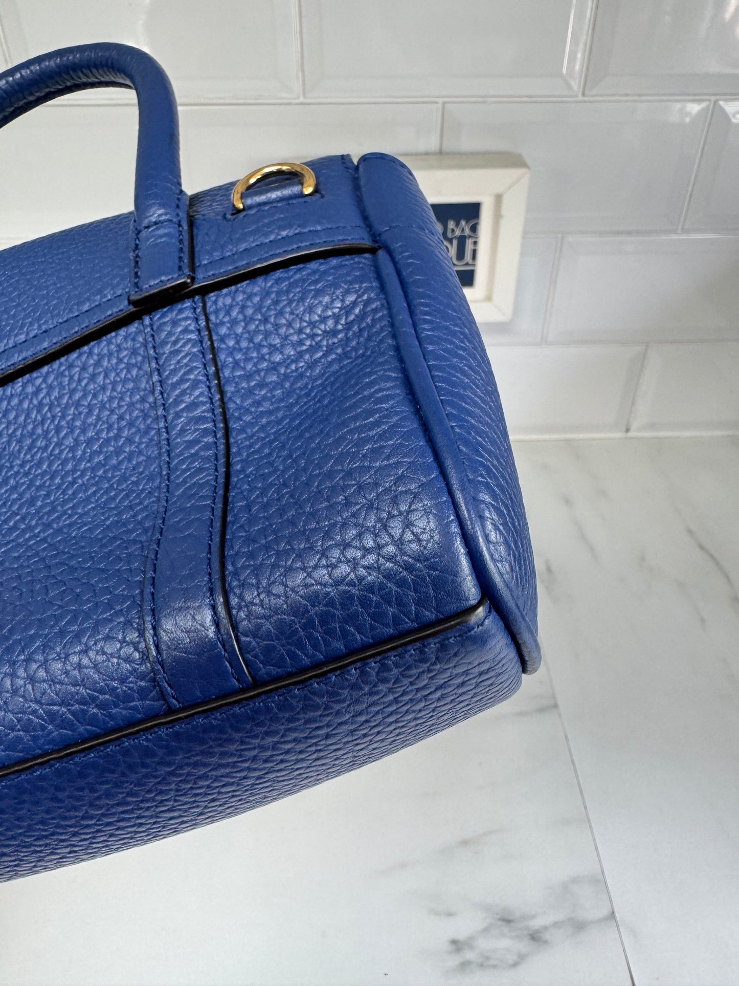 Mulberry Mini Bayswater - Pigment Blue