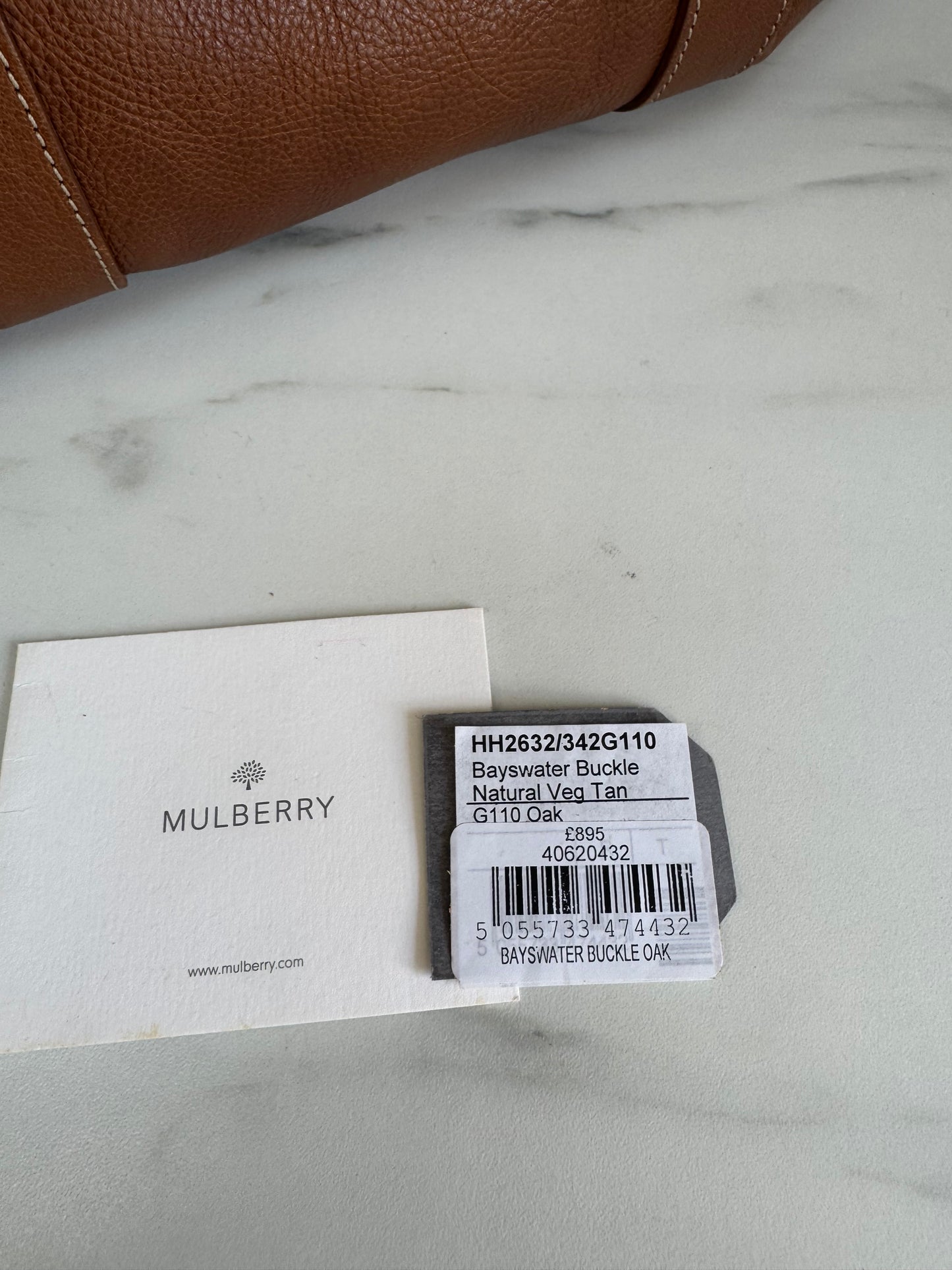 Mulberry Bayswater Buckle - Oak NVT