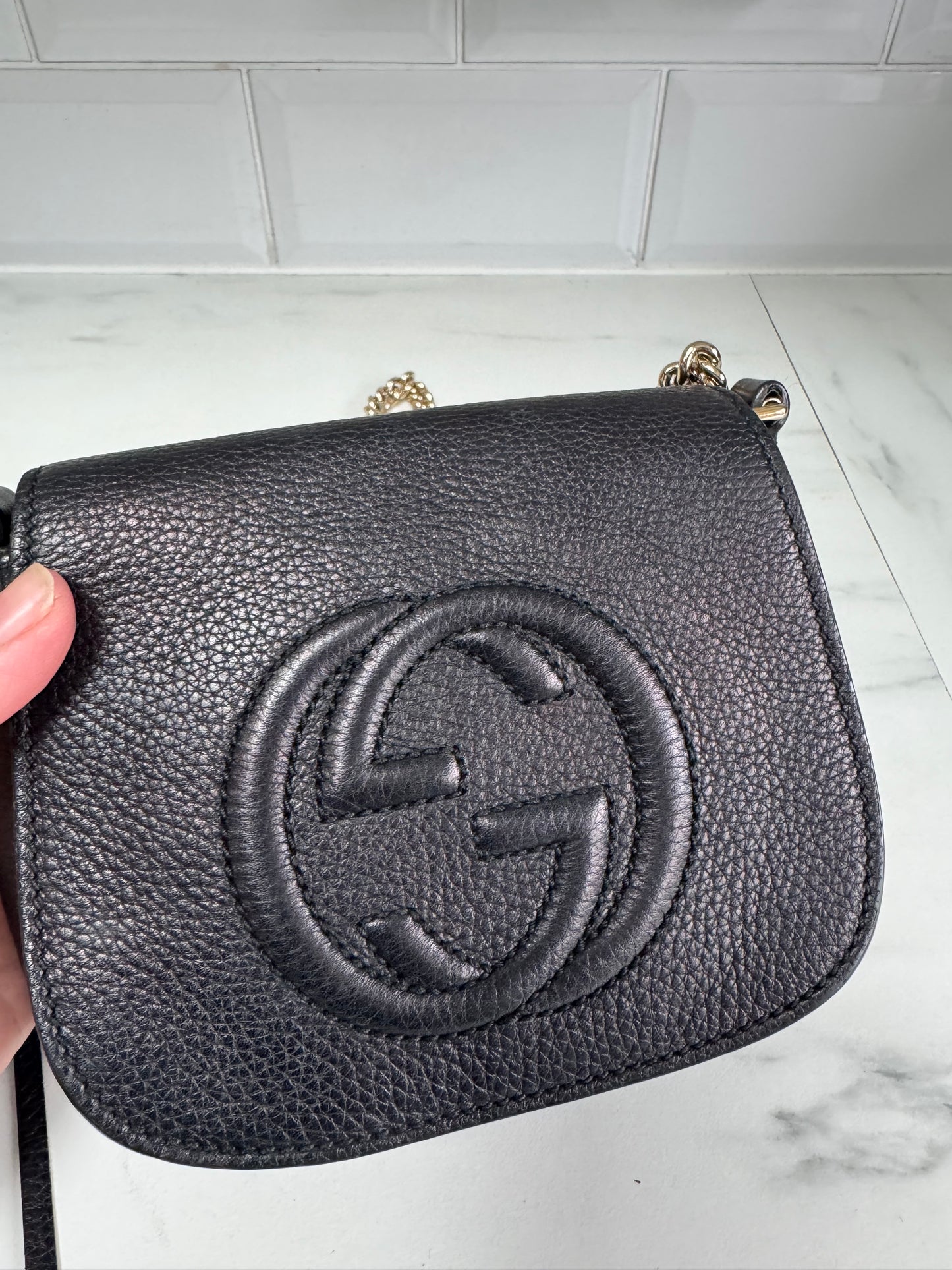 Gucci Small Soho Flap - Black