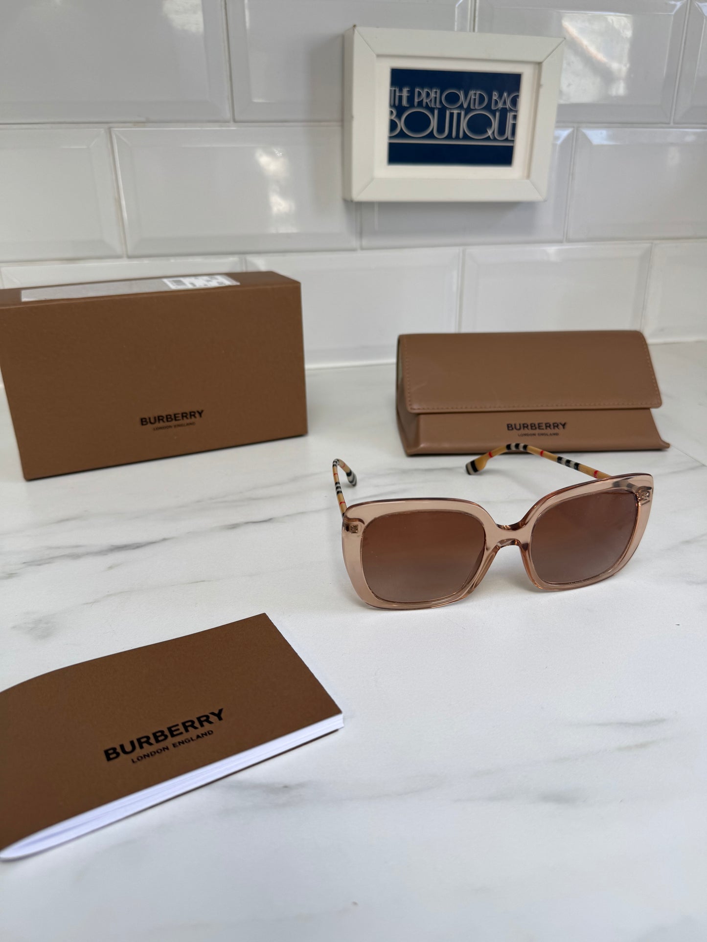 Burberry Sunglasses - Brown and pink