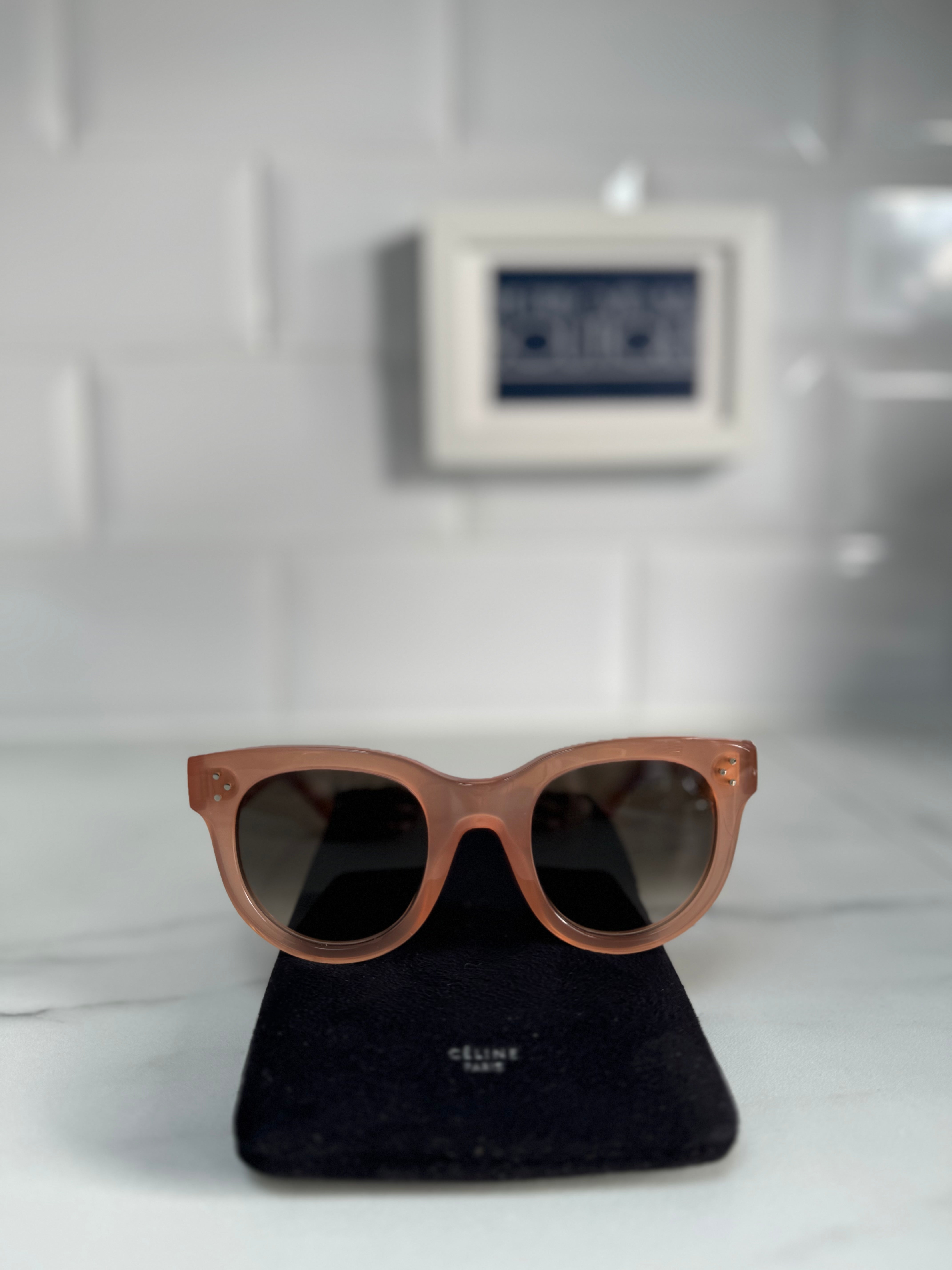 Celine Audrey Sunglasses Pink