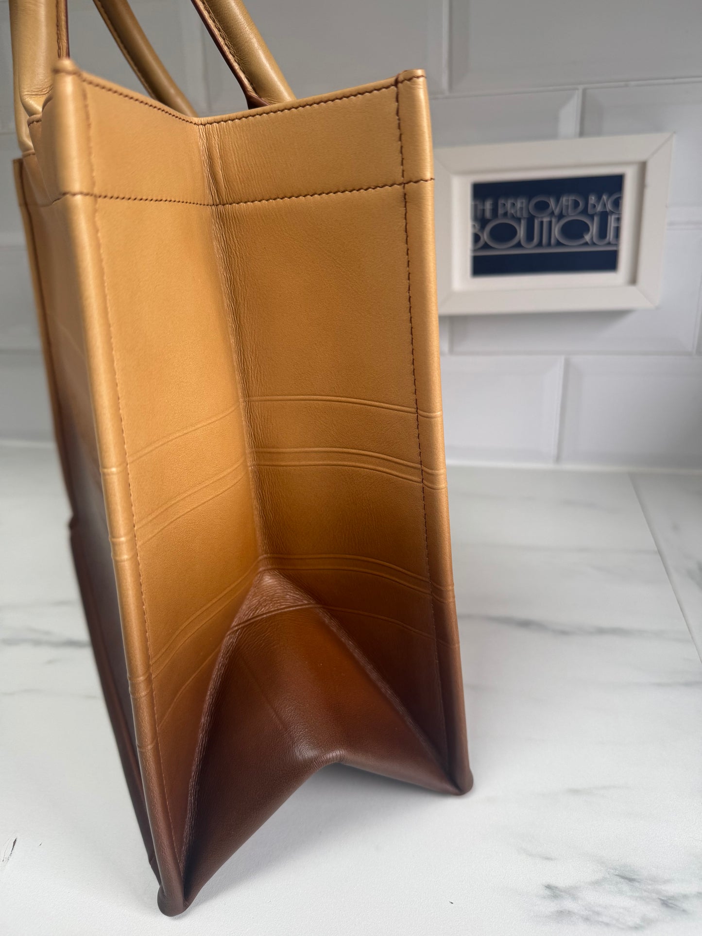 Christian Dior Ombré Tote Bag - brown