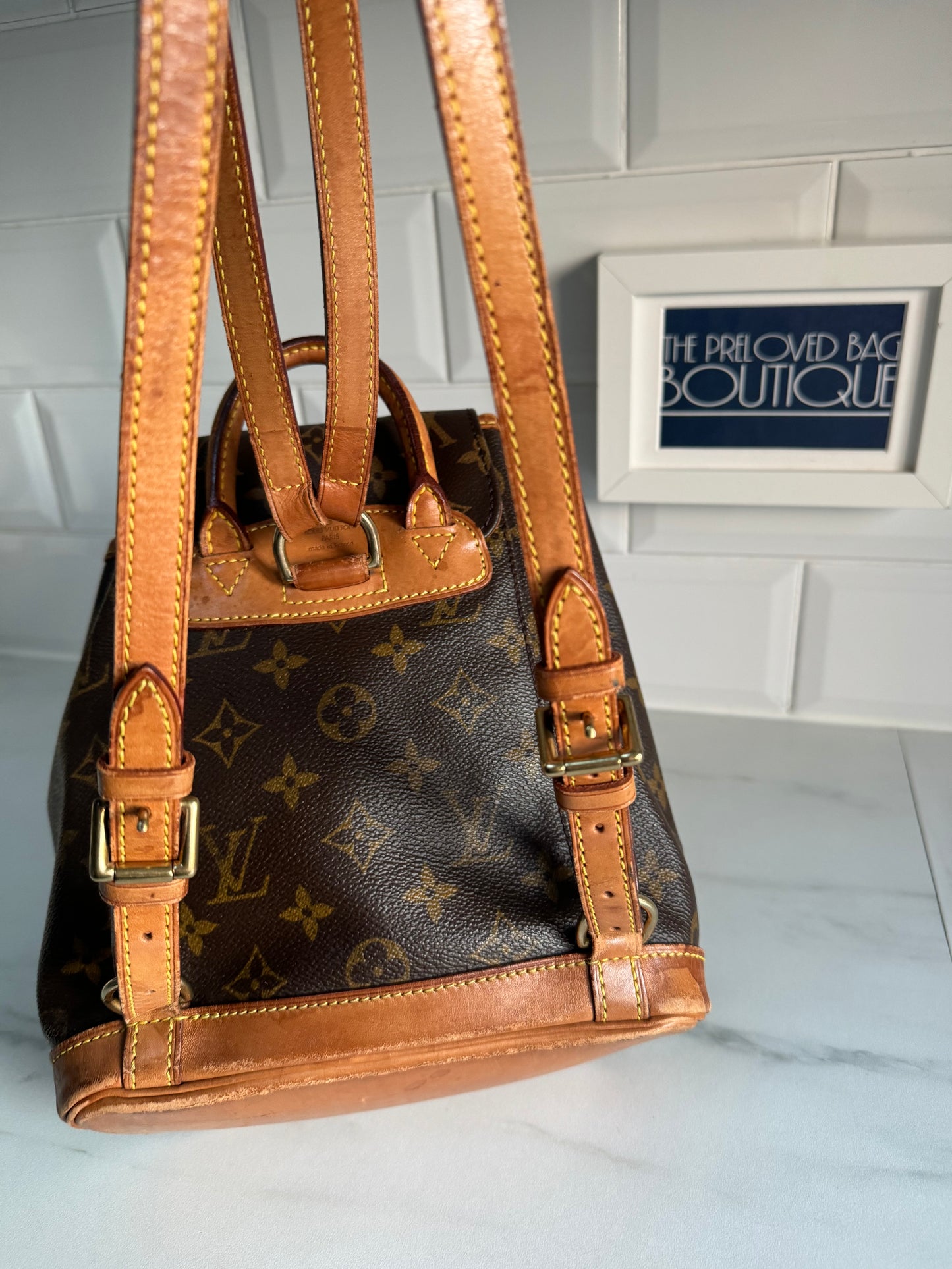 Louis Vuitton Vintage Montsouris Mini Backpack - Monogram