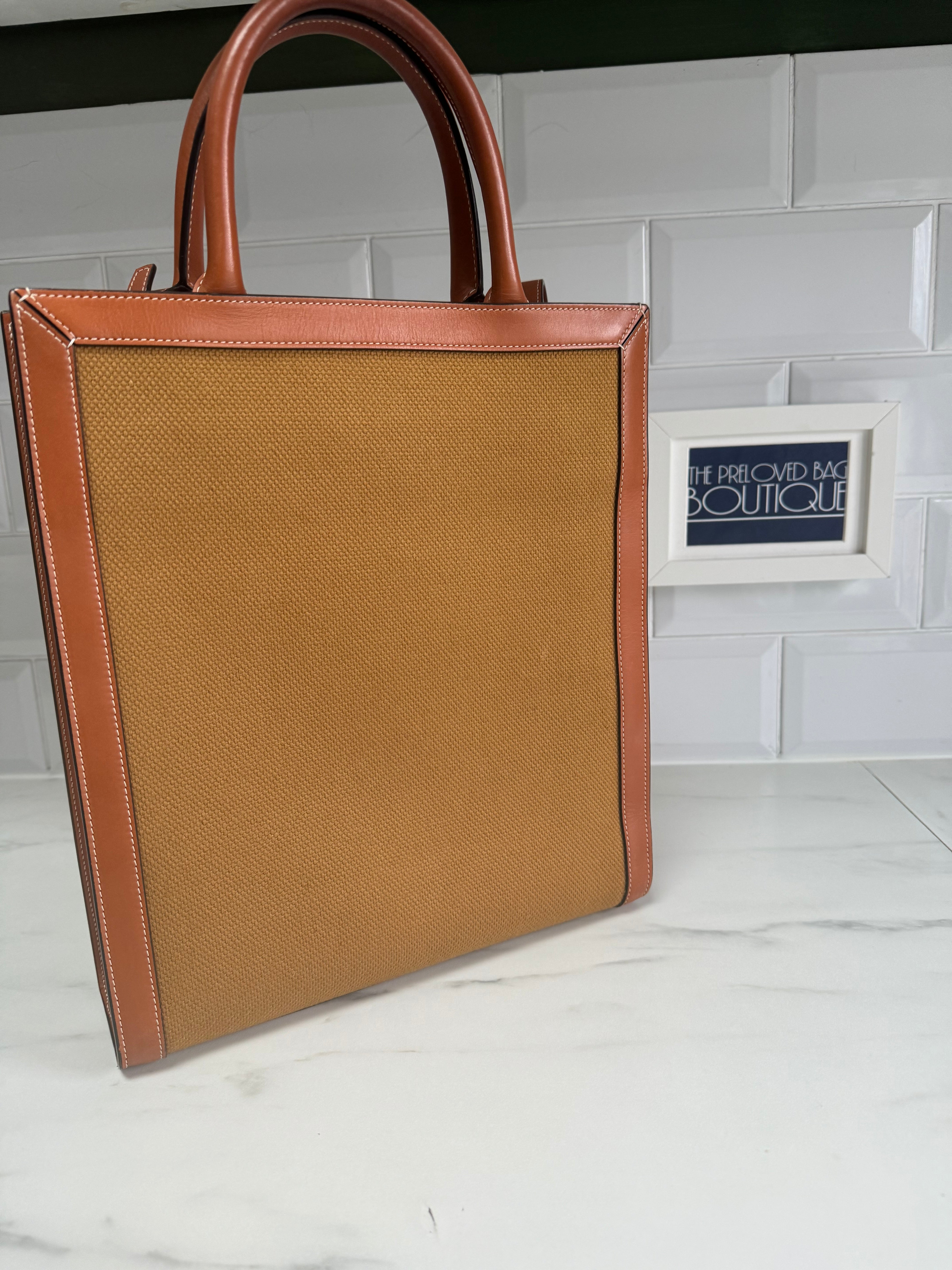 Celine leather online tote bag