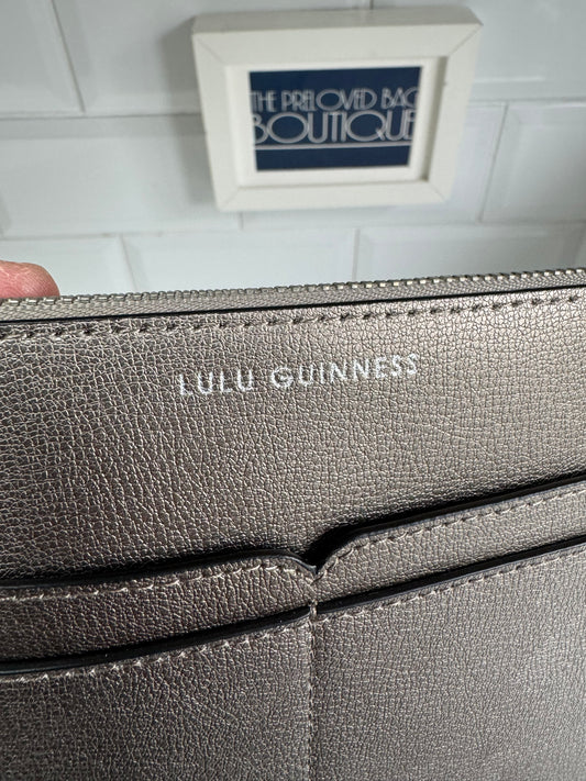 Lulu Guinness Lip Pin Cole Pochette - Pewter
