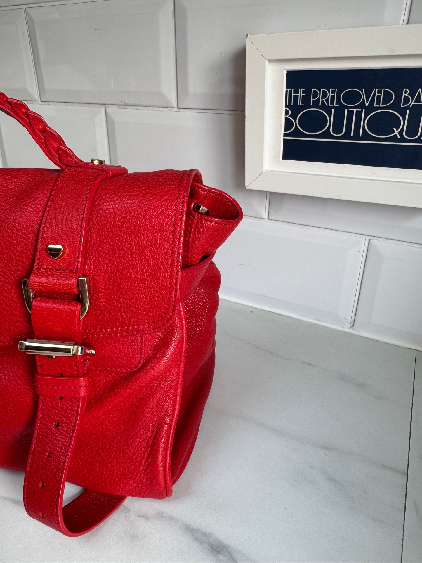 Mulberry Limited Edition “Valentines” Alexa - Red