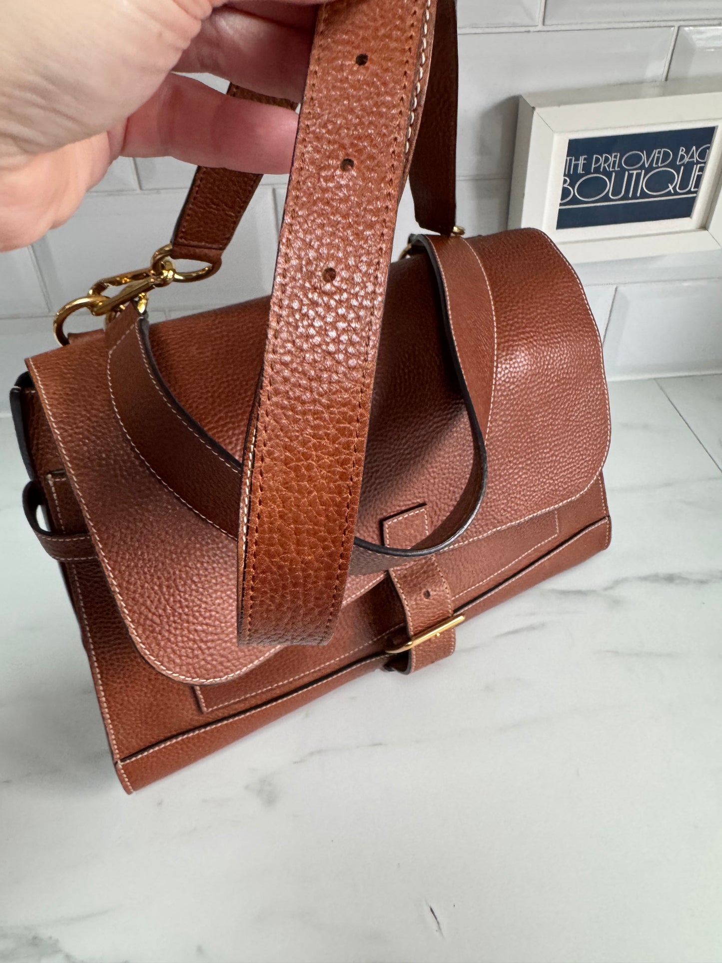 Mulberry Chiltern Satchel - Oak