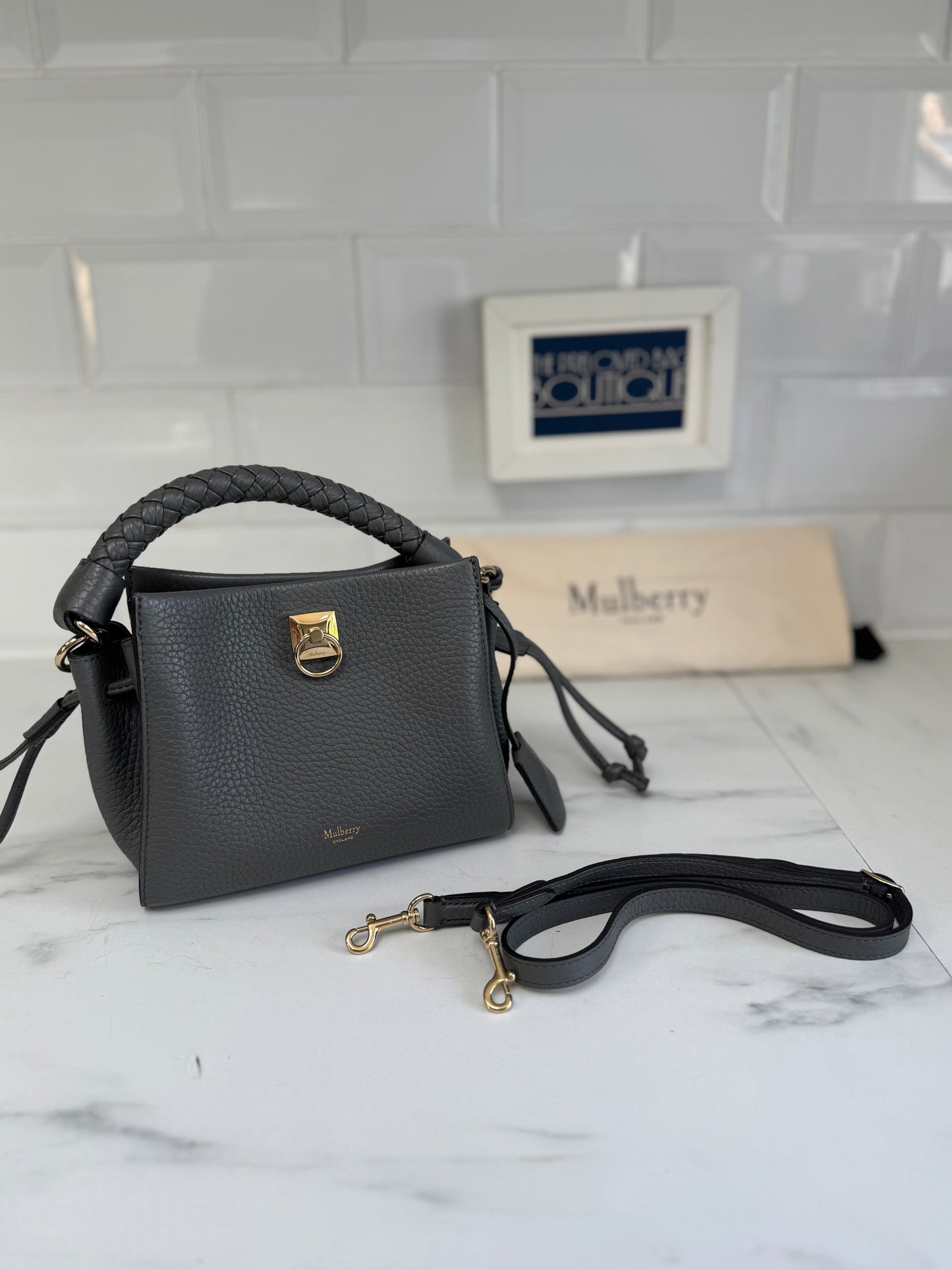 Mulberry Mini Iris - Charcoal Grey