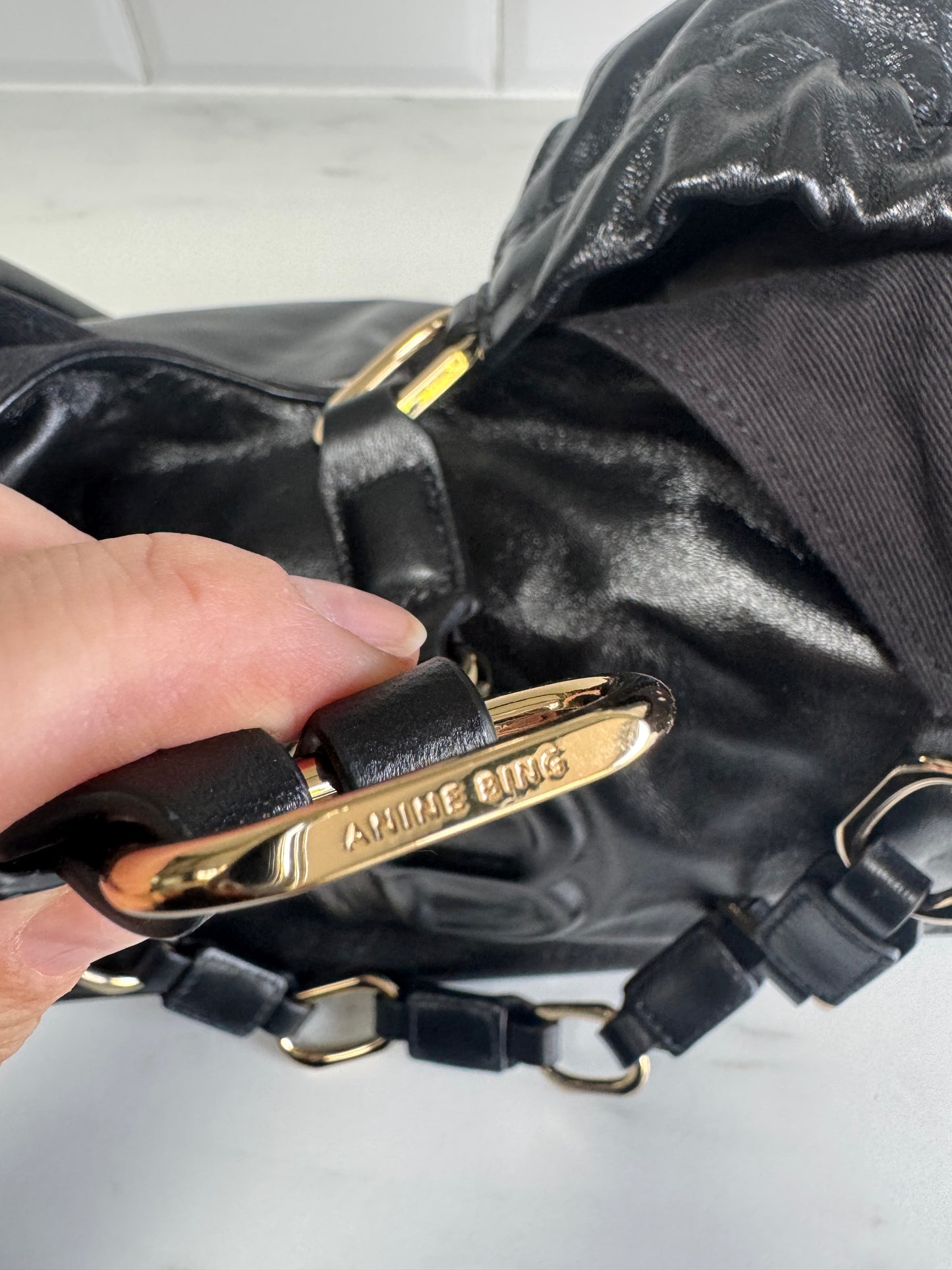 Anine Bing Kate Tote Bag - Black