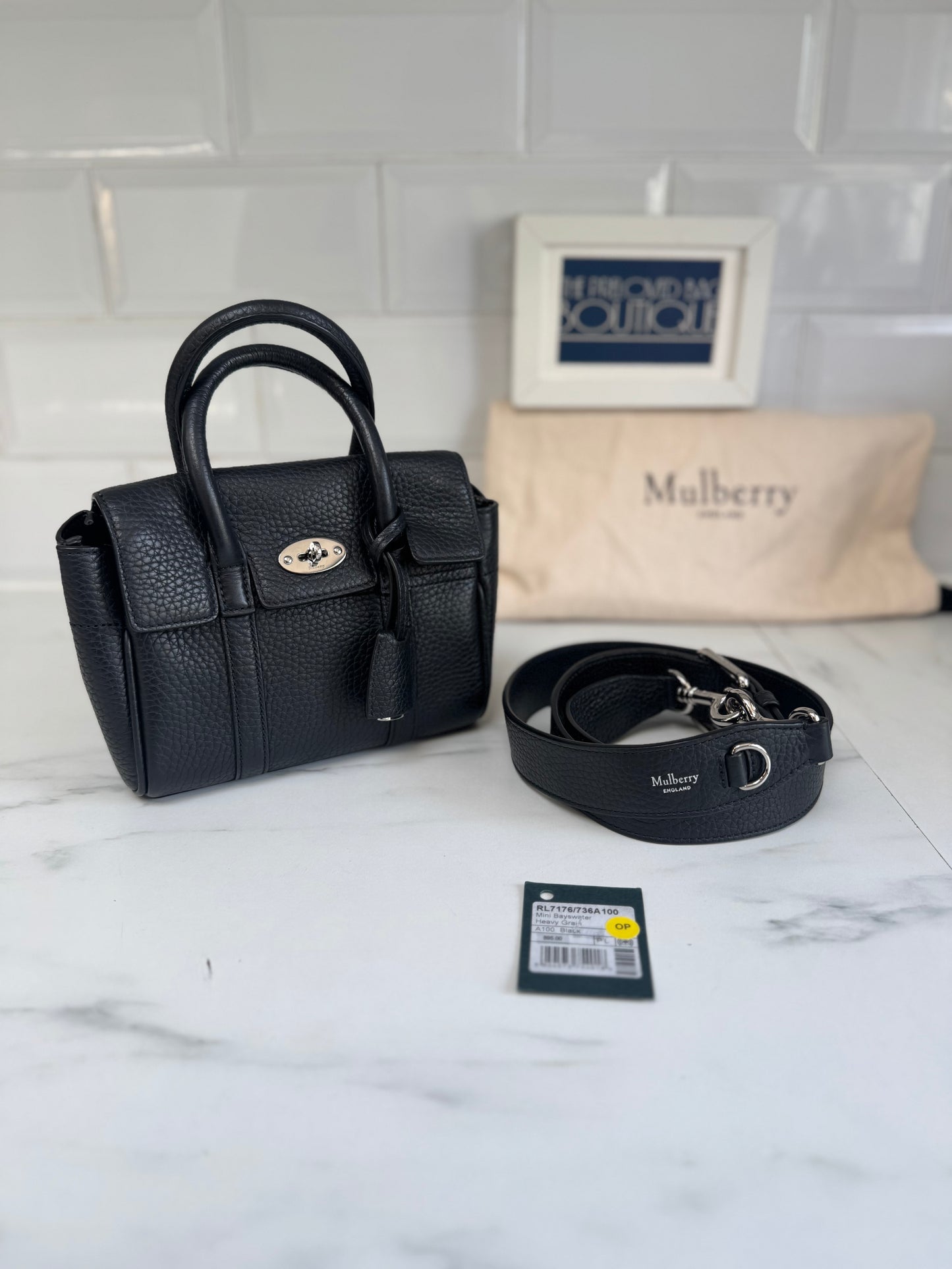 Mulberry Mini Bayswater - Black