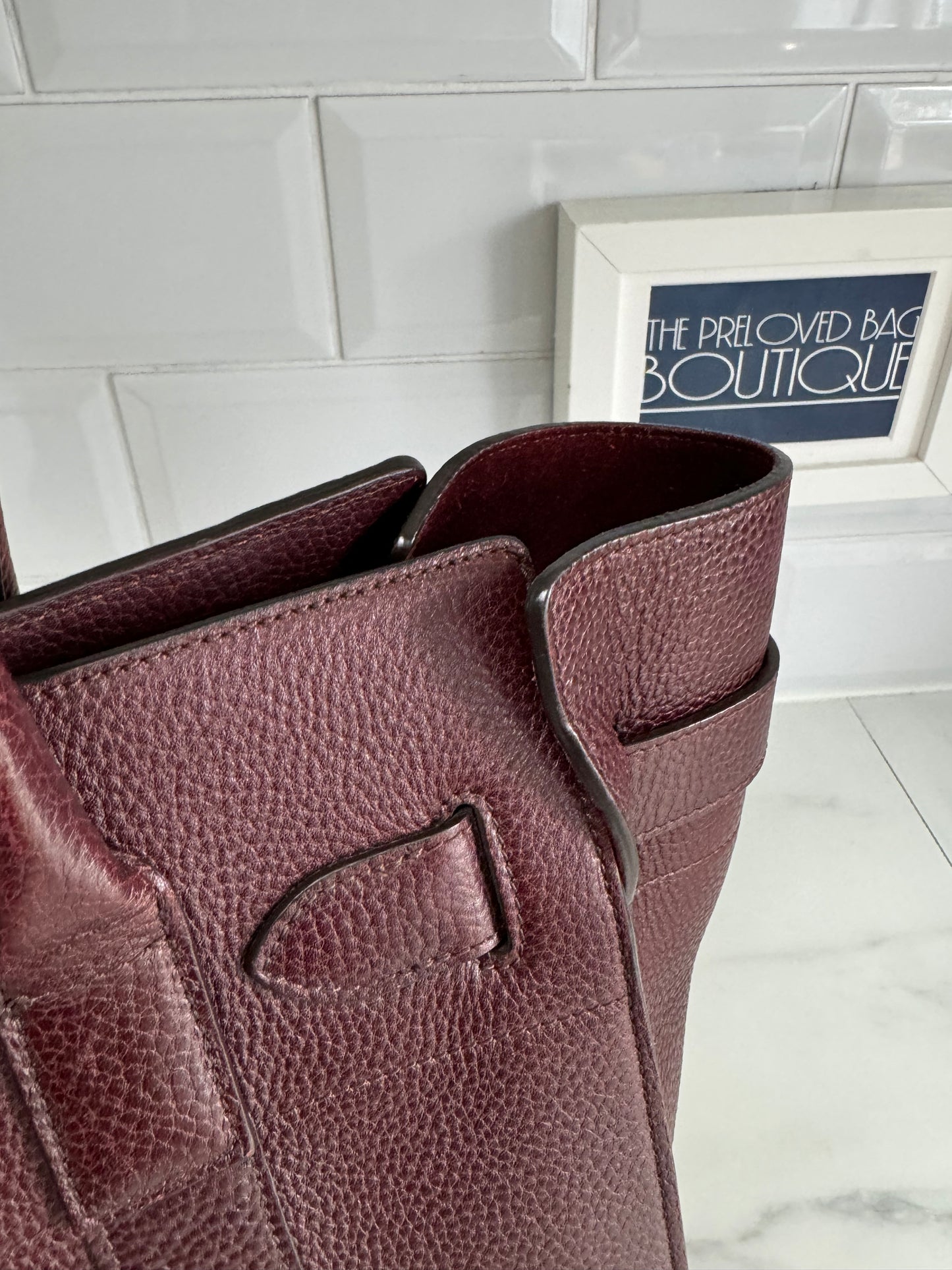 Mulberry Large Zipped Bayswater - Oxblood