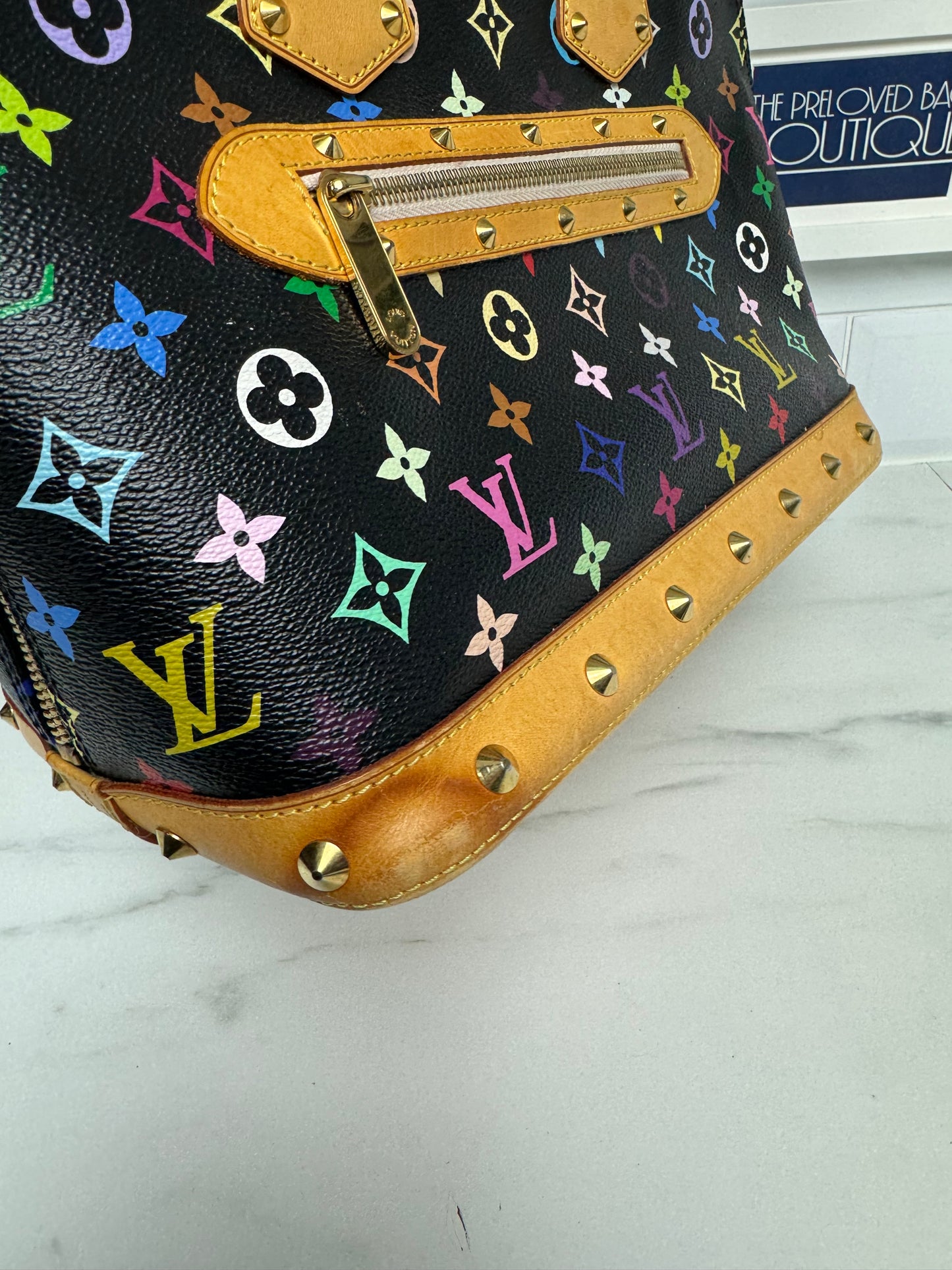 Louis Vuitton Noir Multicolore Alma PM