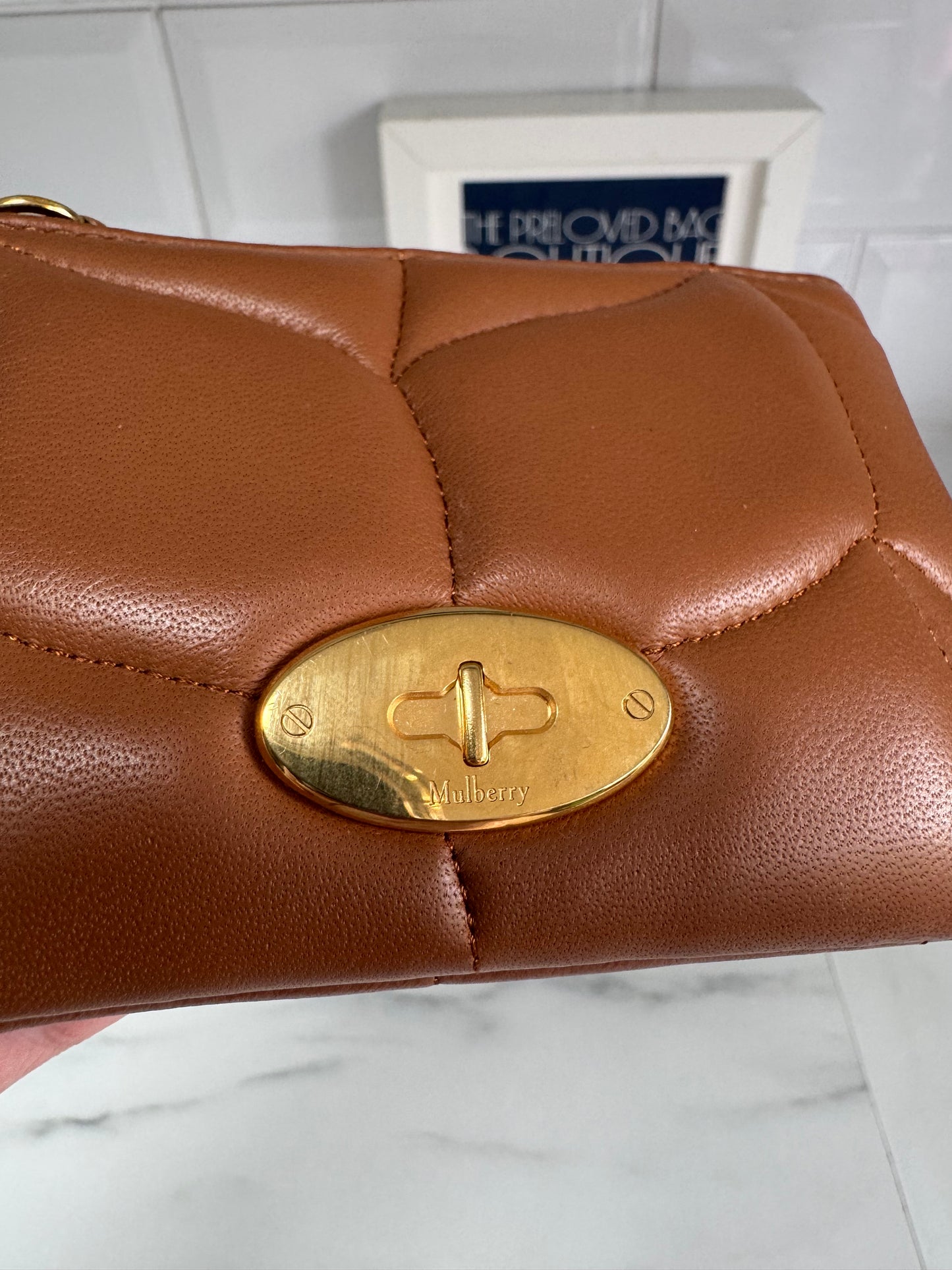 Mulberry Zipped Coin Purse - Tobacco