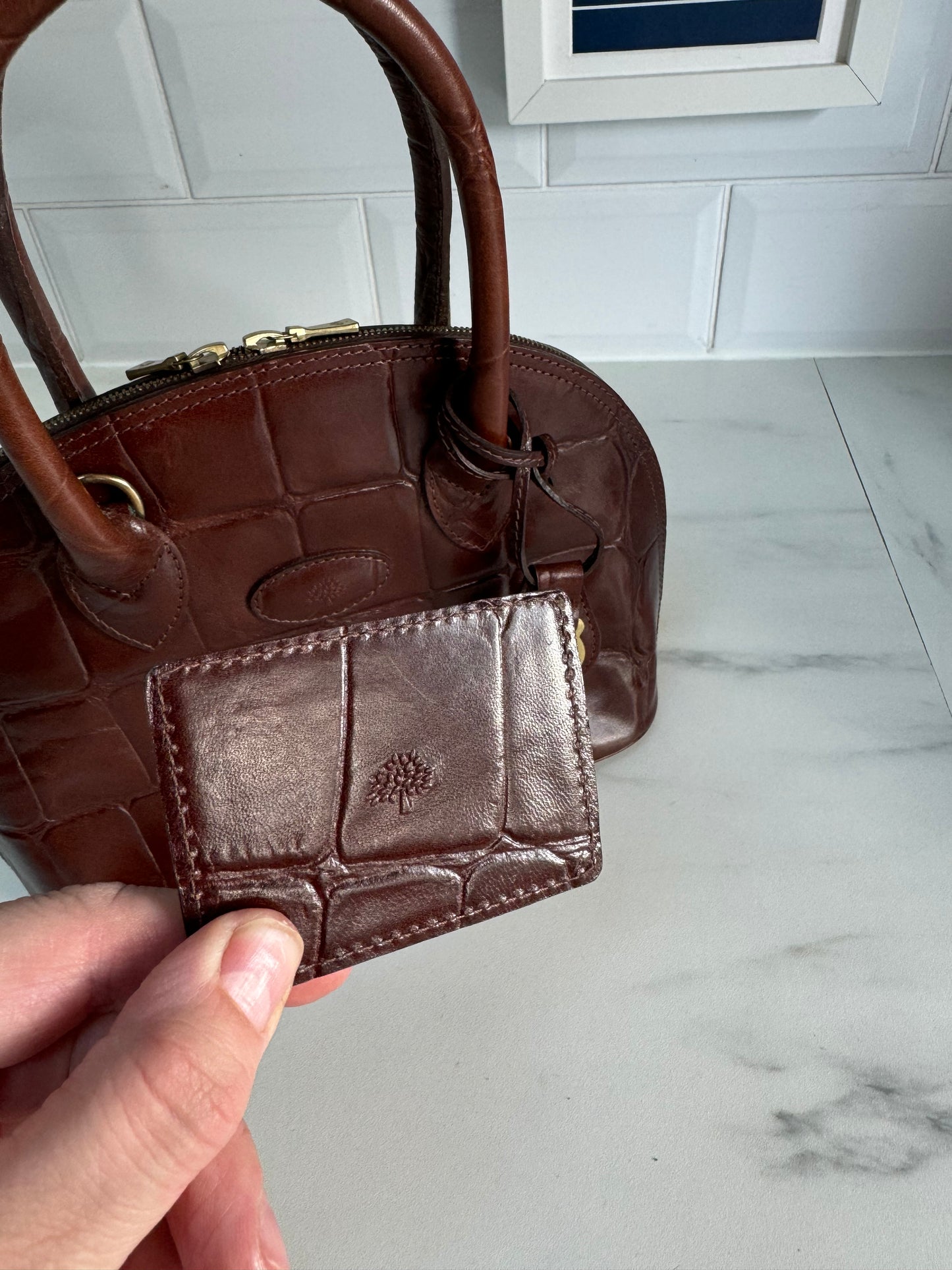 Mulberry Vintage Edbury - Chocolate Brown