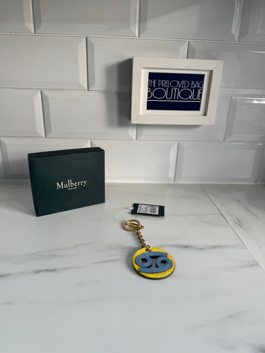 Mulberry Zodiac Keyring - Cancer