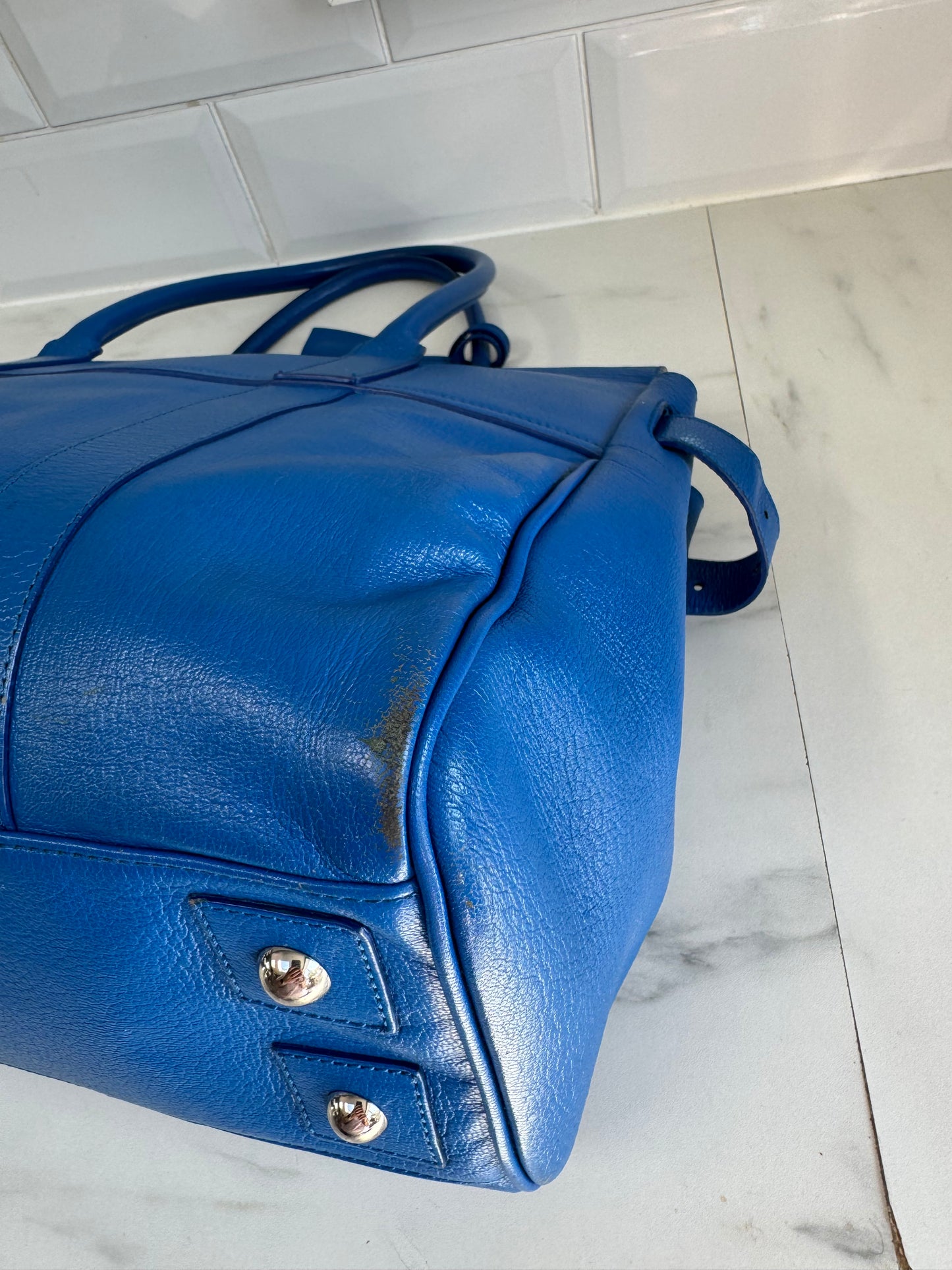 Mulberry Heritage Bayswater - Electric Blue