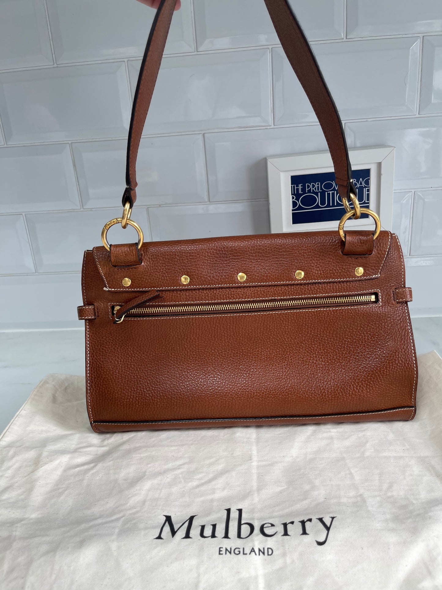 Mulberry Chiltern Satchel - Oak