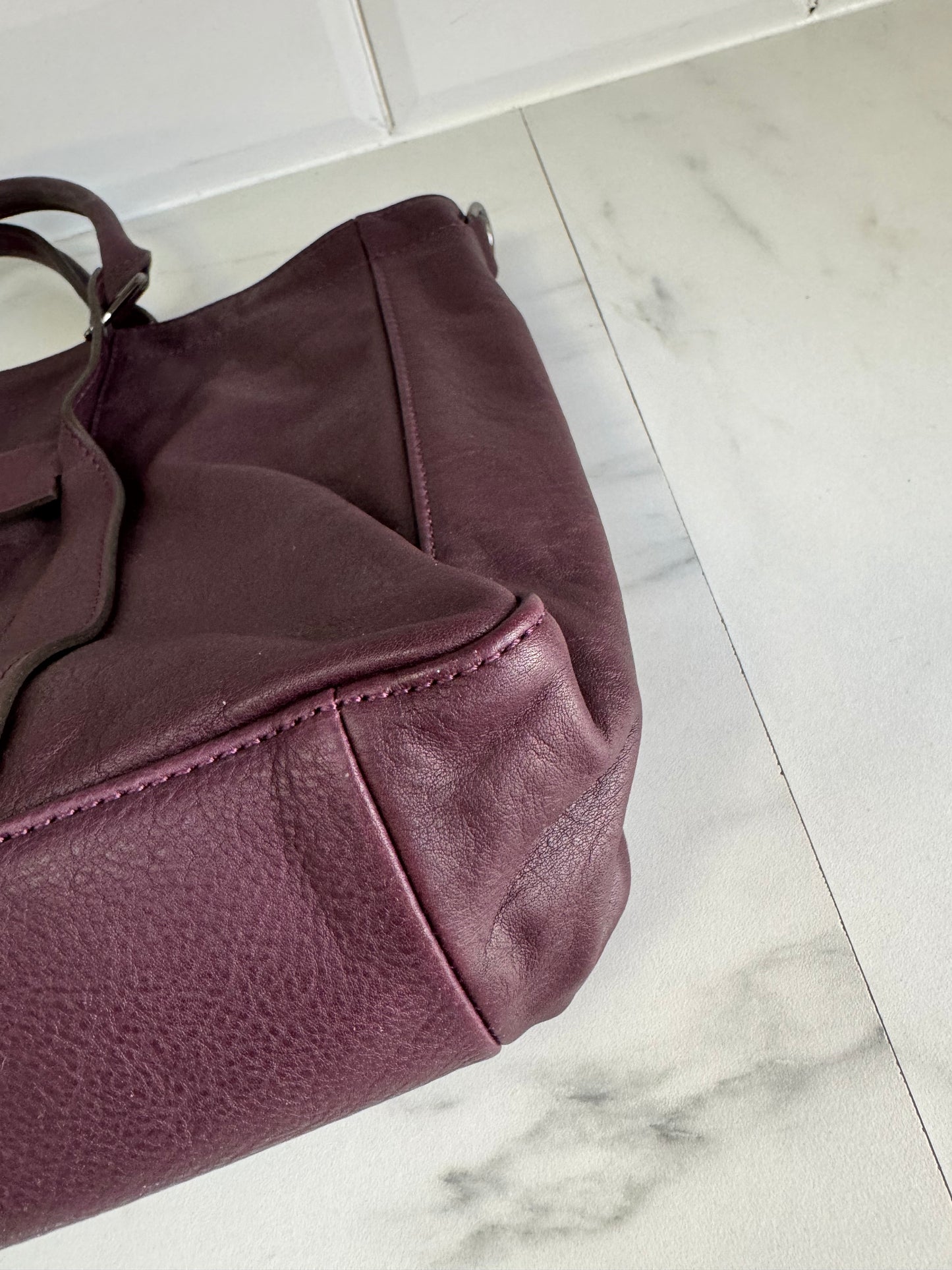 Longchamp 3D Tote - Burgundy