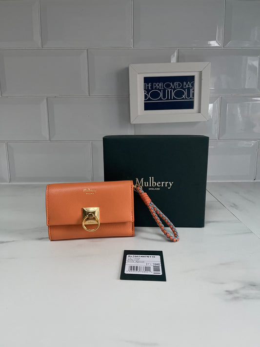 Mulberry Iris Trifold Wallet - Apricot