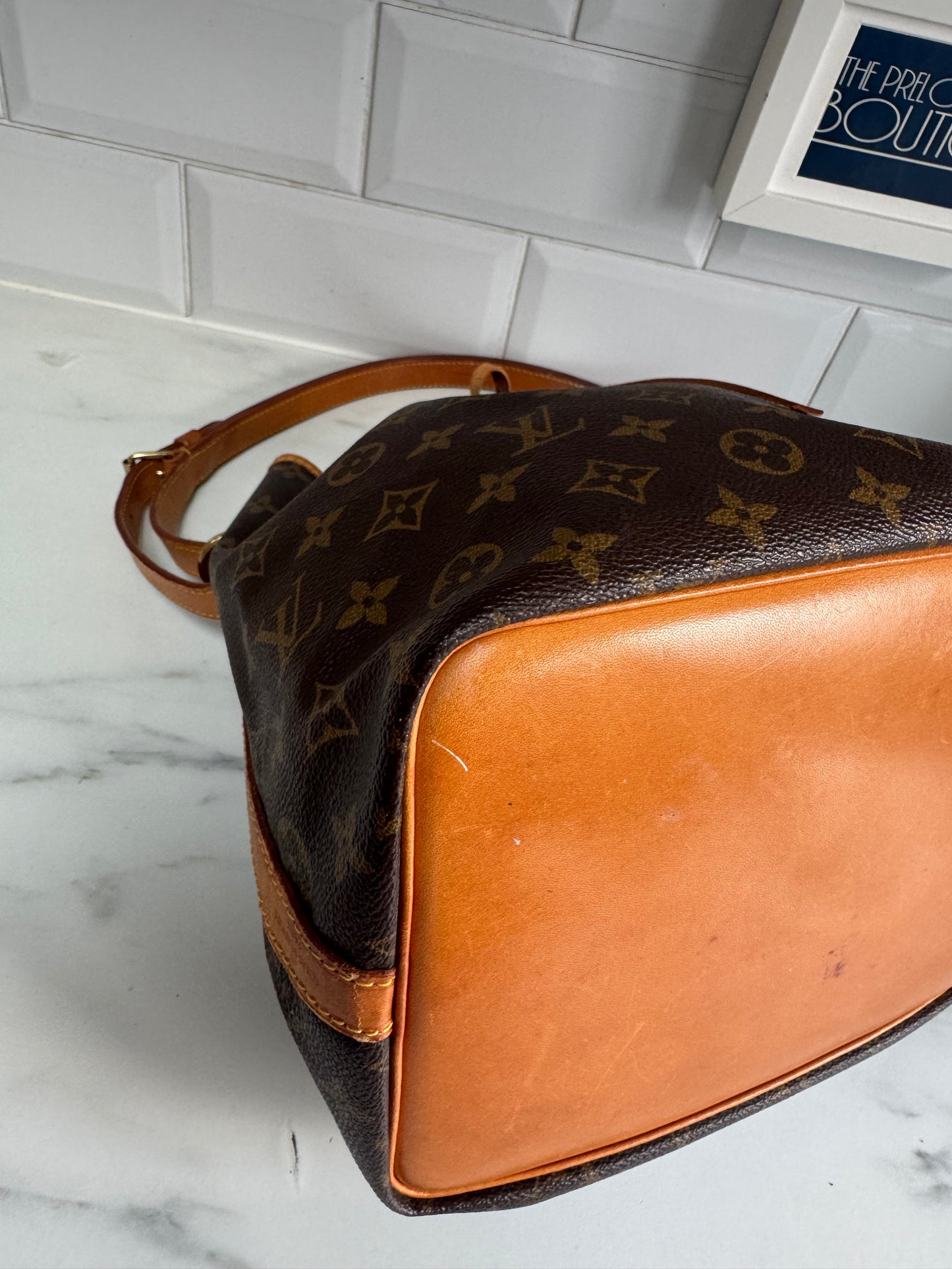 Louis Vuitton Petit Noe Bucket Bag - Monogram Brown