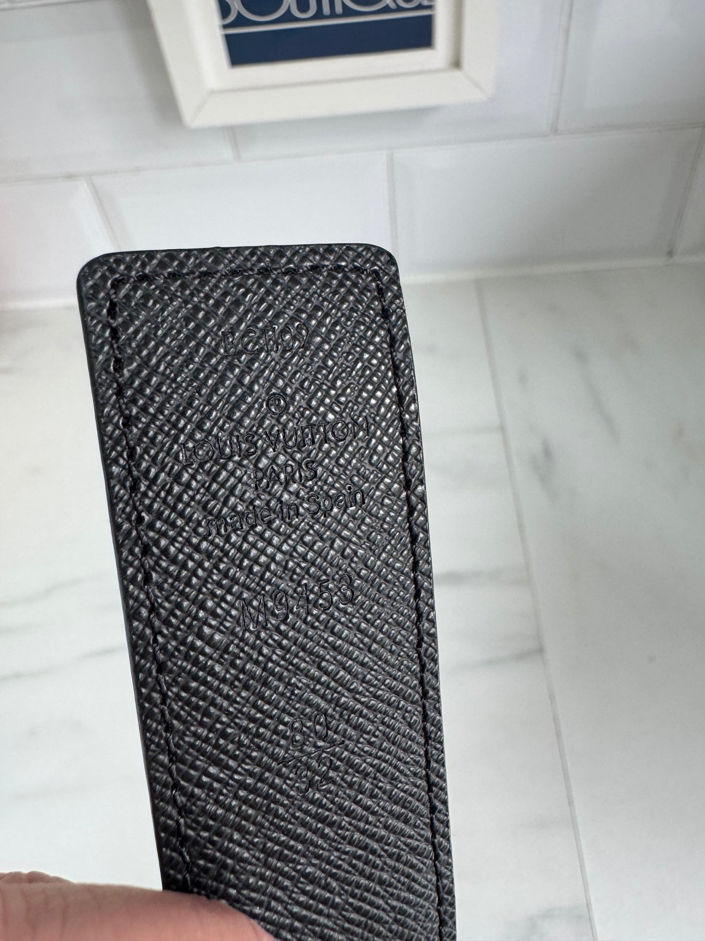 Louis Vuitton Initials Slim Monogram Belt - Brown