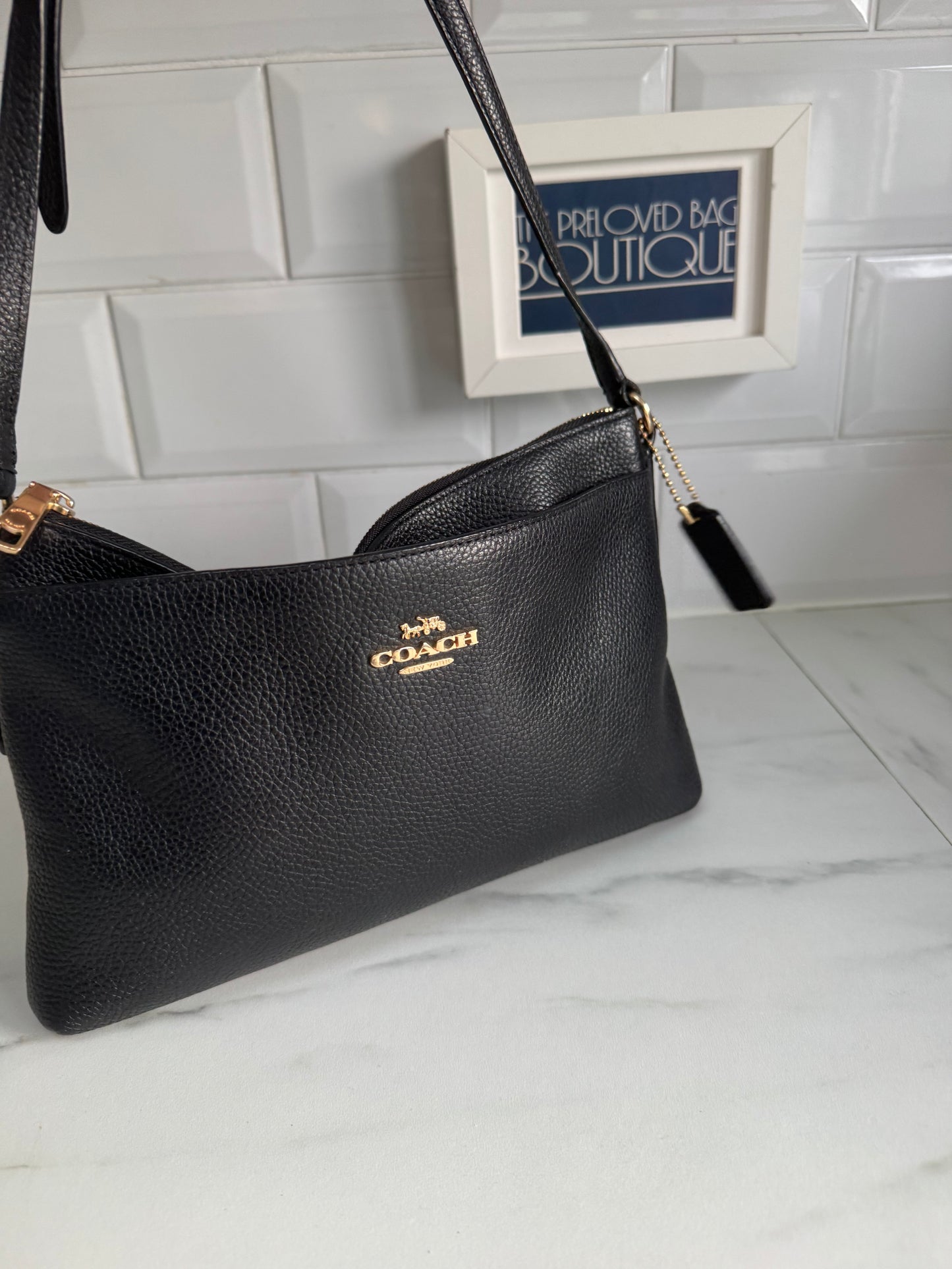 Coach Journal Crossbody - Black