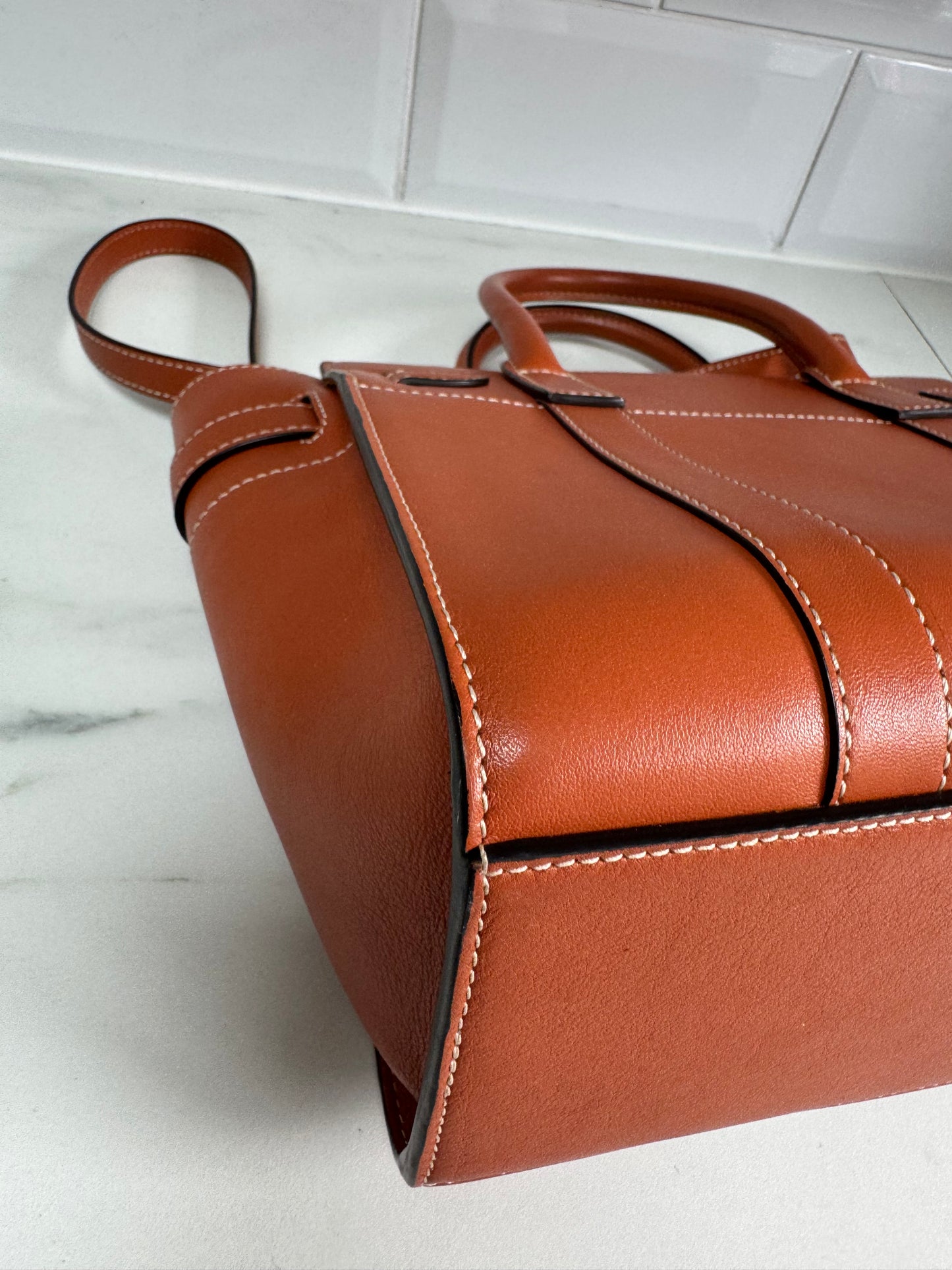 Mulberry Small Zipped Bayswater - Rust