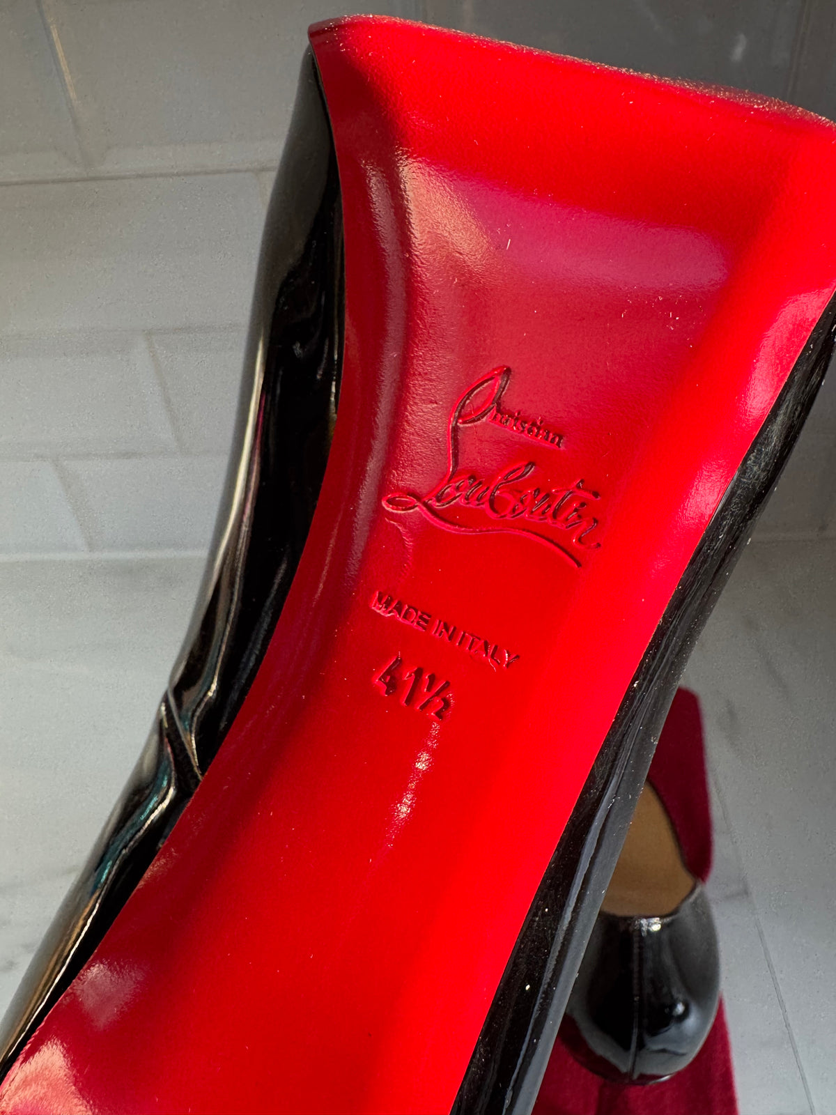 Christian Louboutin New Very Privé 120mm Open Toe Pumps - Black