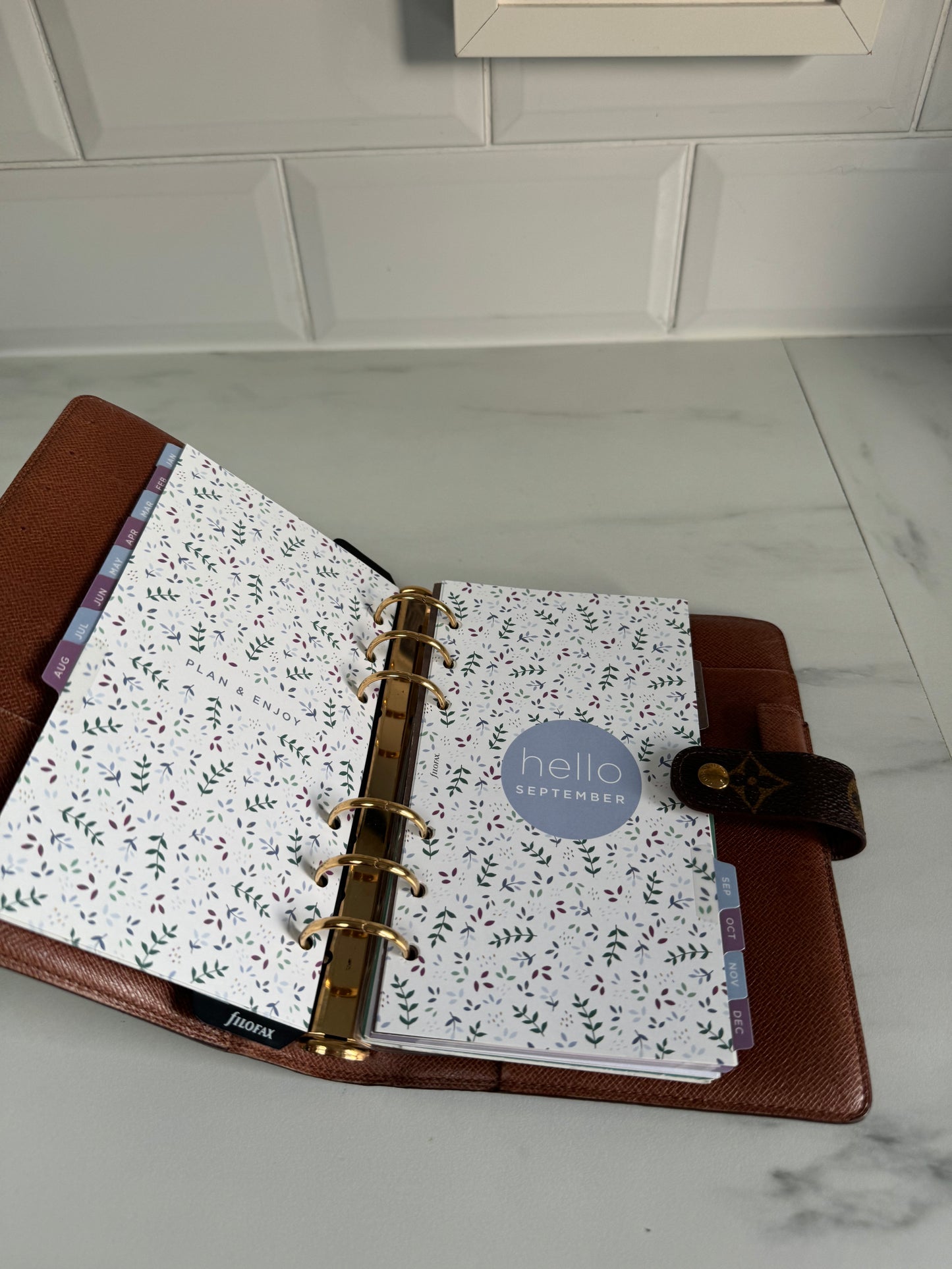 Louis Vuitton MM Ring Binder Agenda - Monogram