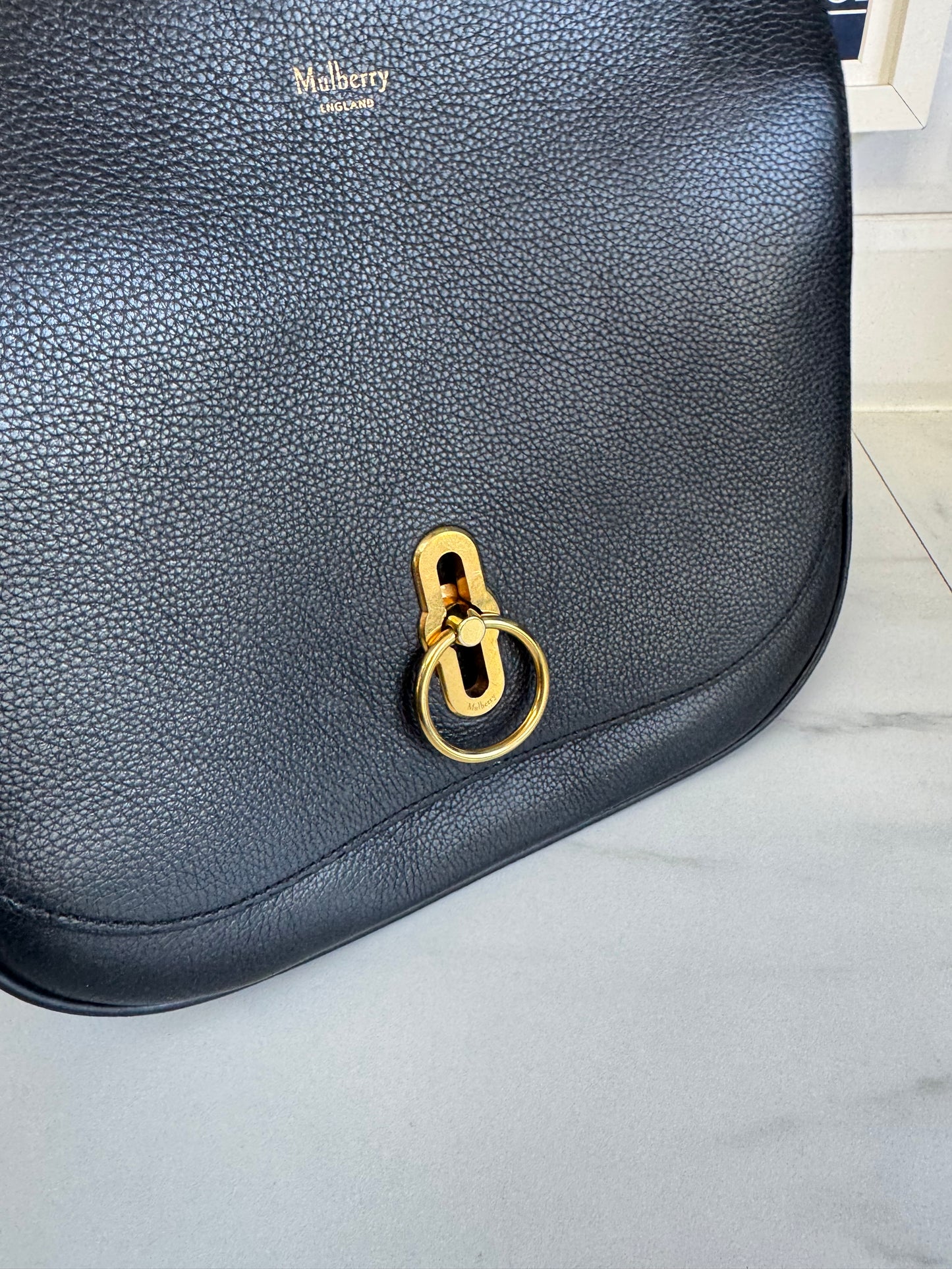 Mulberry Large Amberley - Black