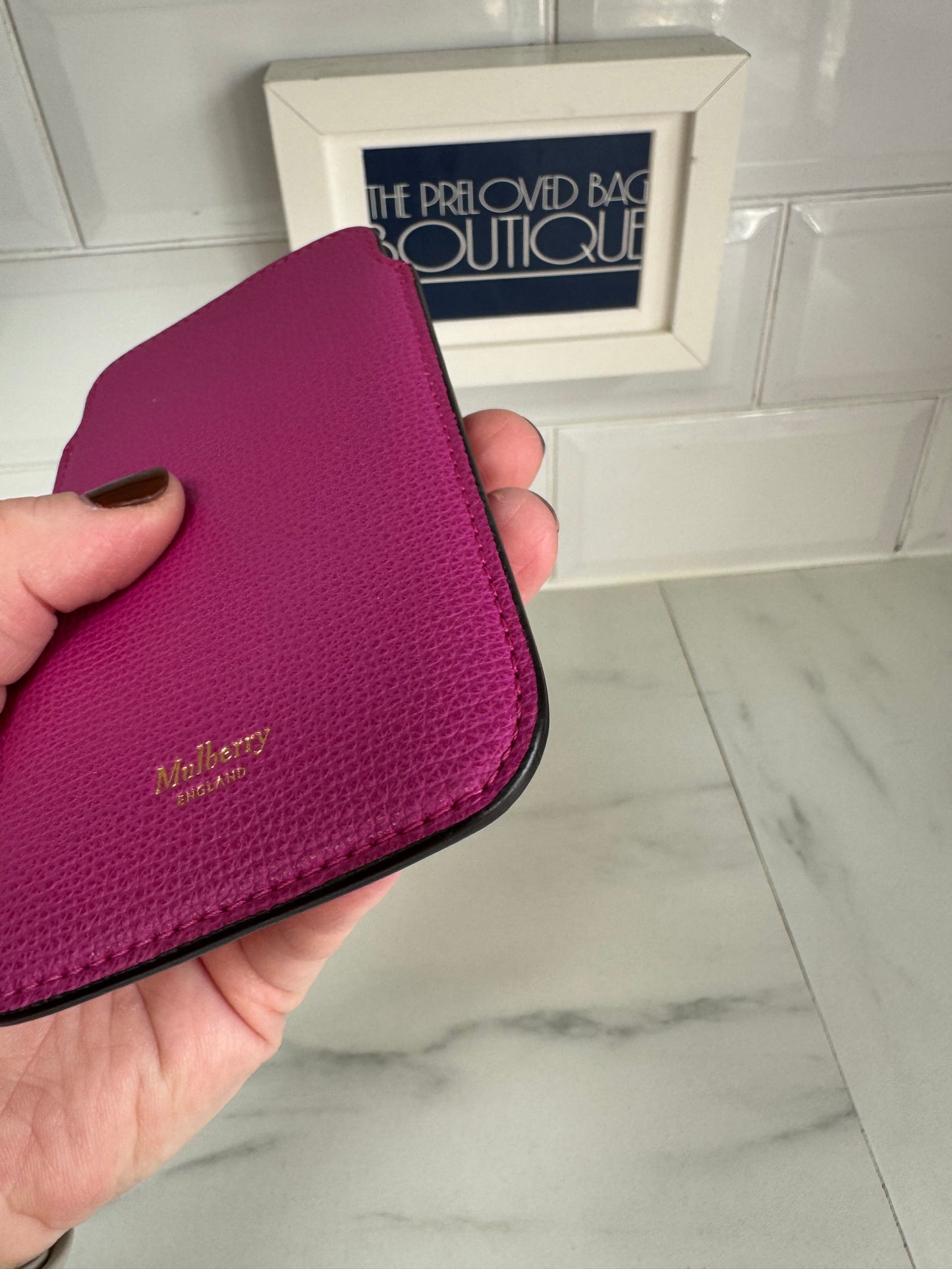 Mulberry Glasses Pouch - Pink