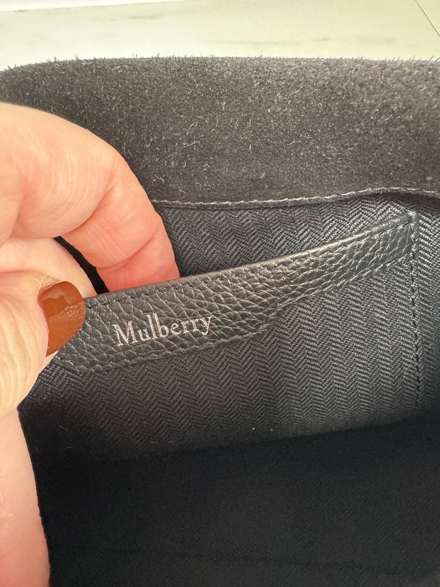 Mulberry Mini Keeley - black with silver studs