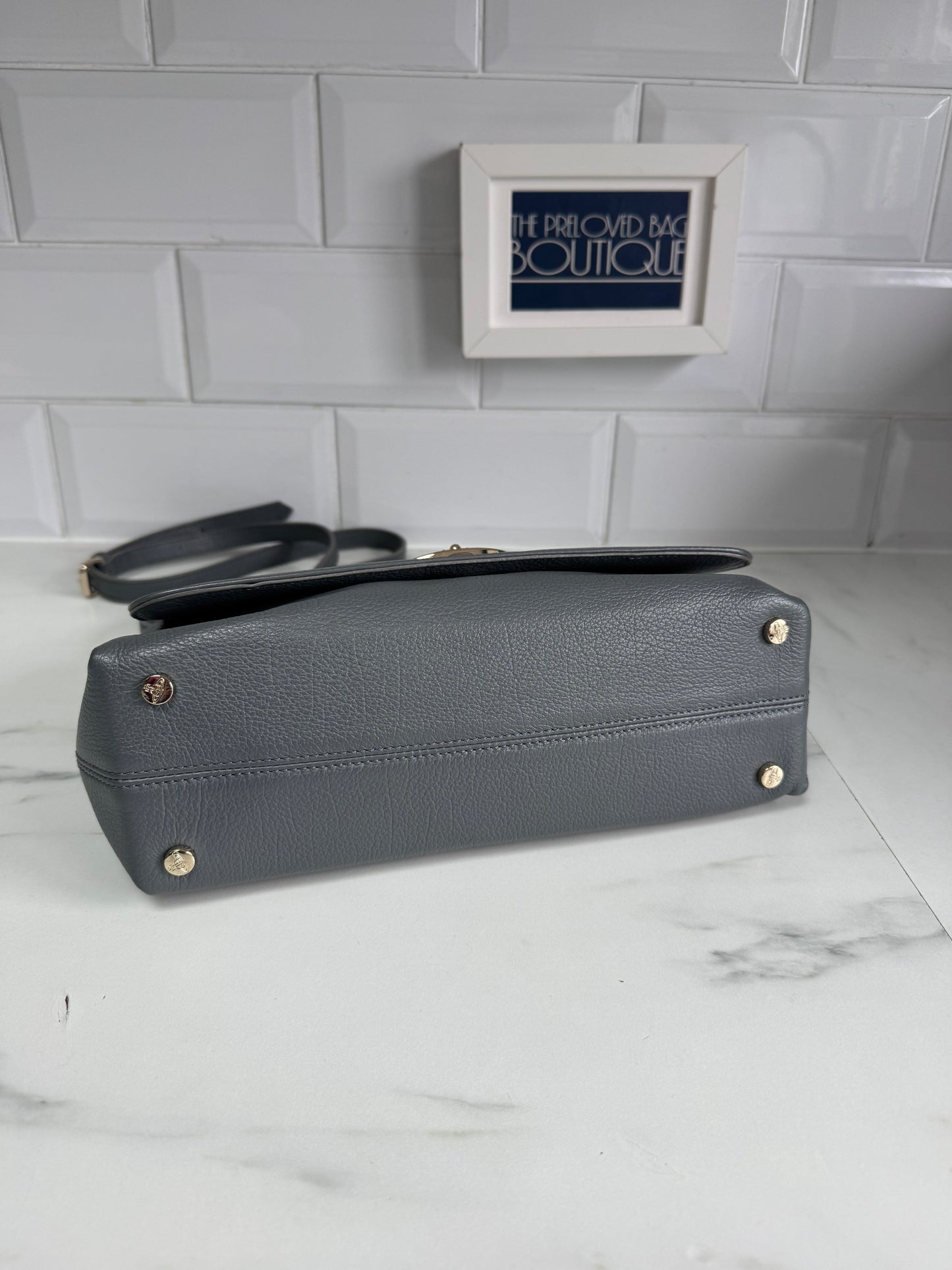 Vivienne Westwood “Balmoral” Shoulder Bag - Grey