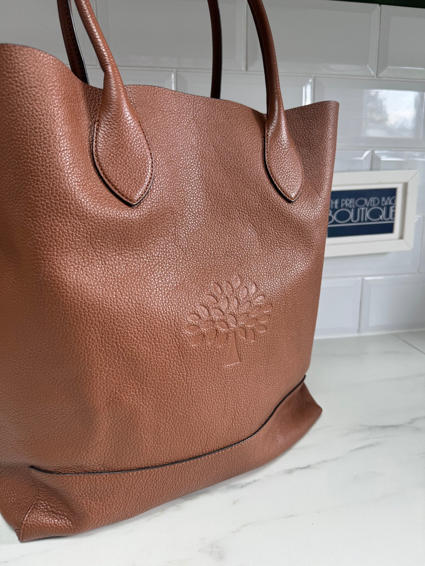 Mulberry Blossom Tote - Oak (2)