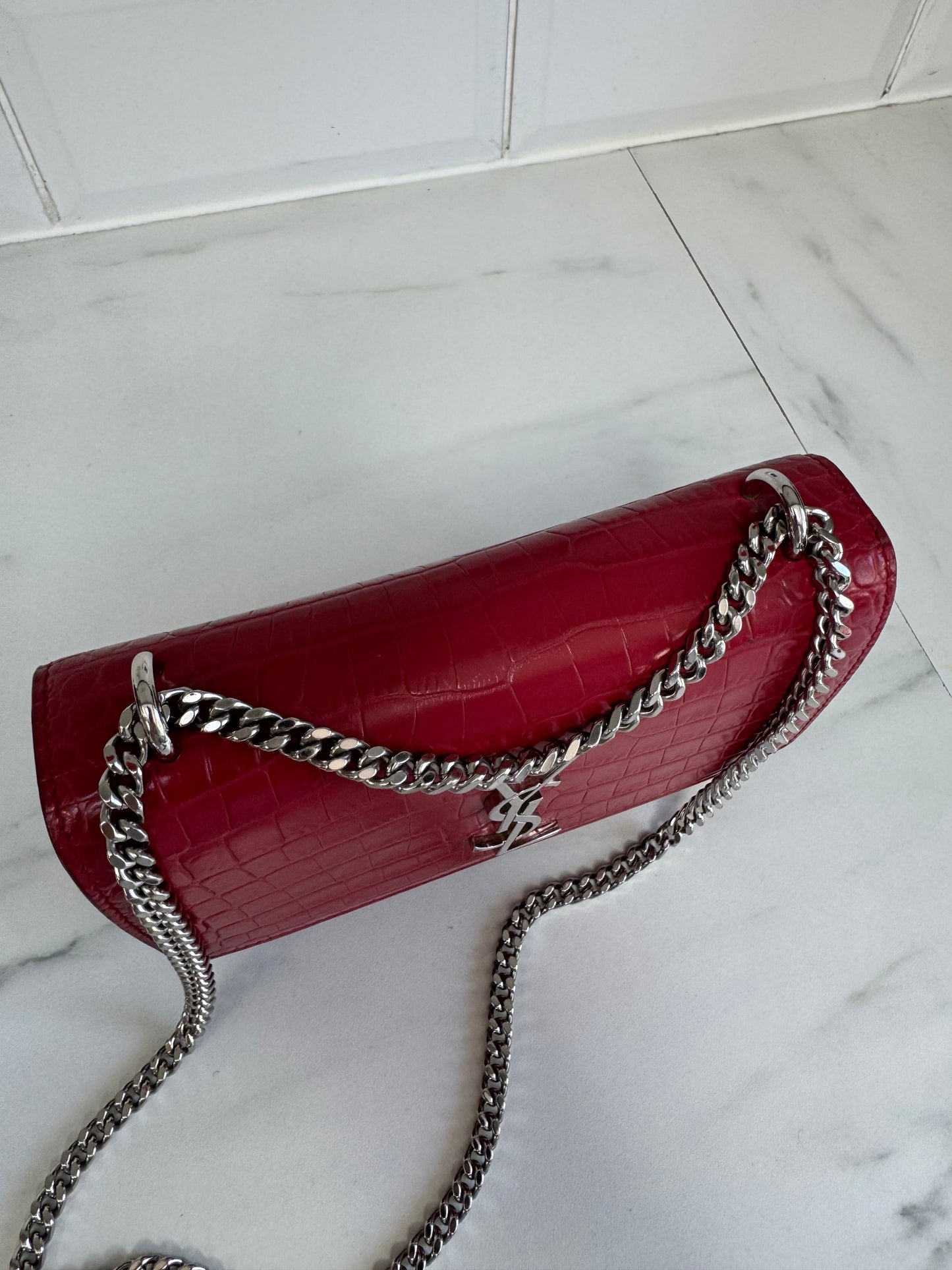 Saint Laurent Mini Sunset - Red