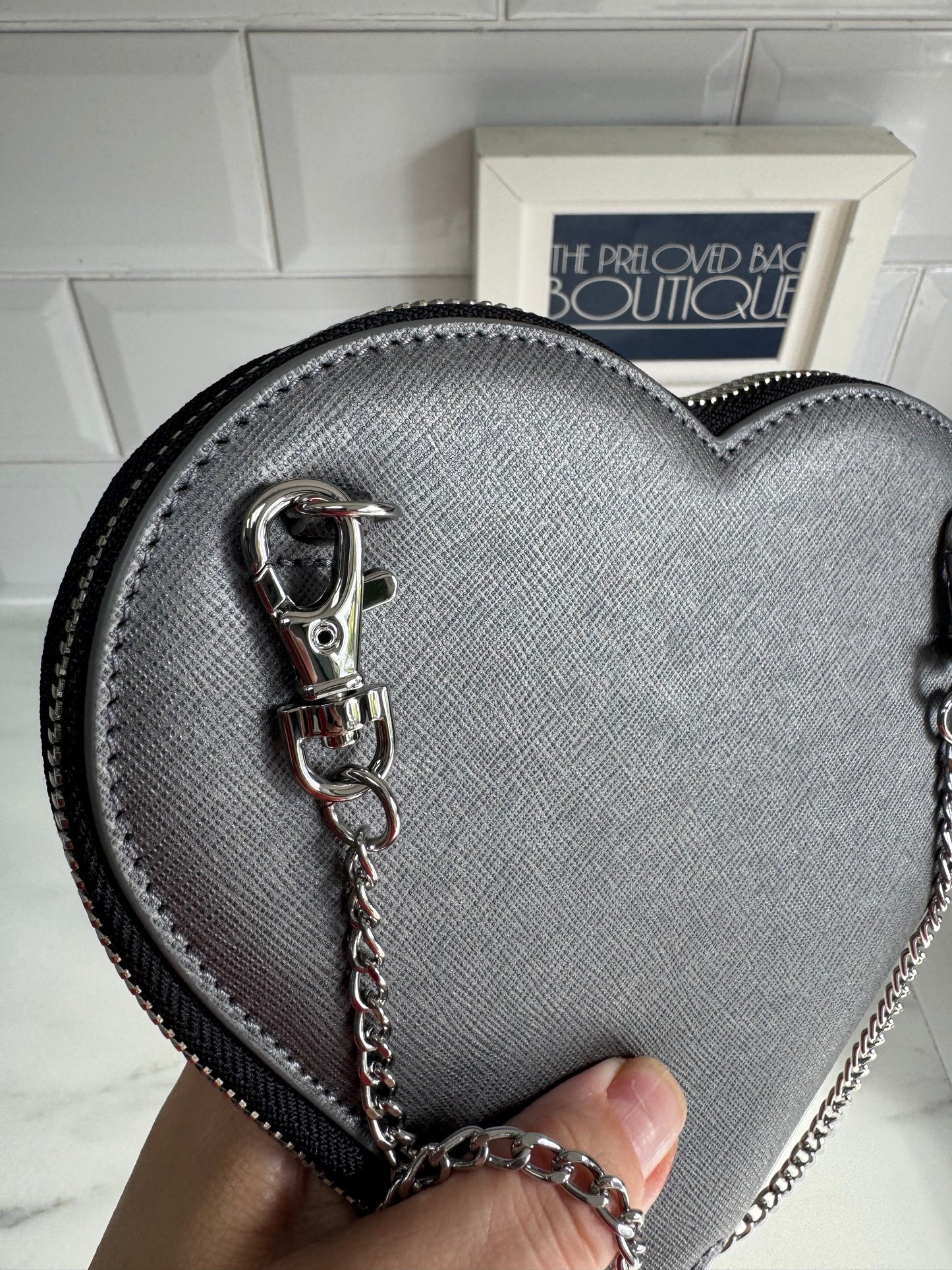 Vivienne Westwood Heart Bag - Anthracite Grey