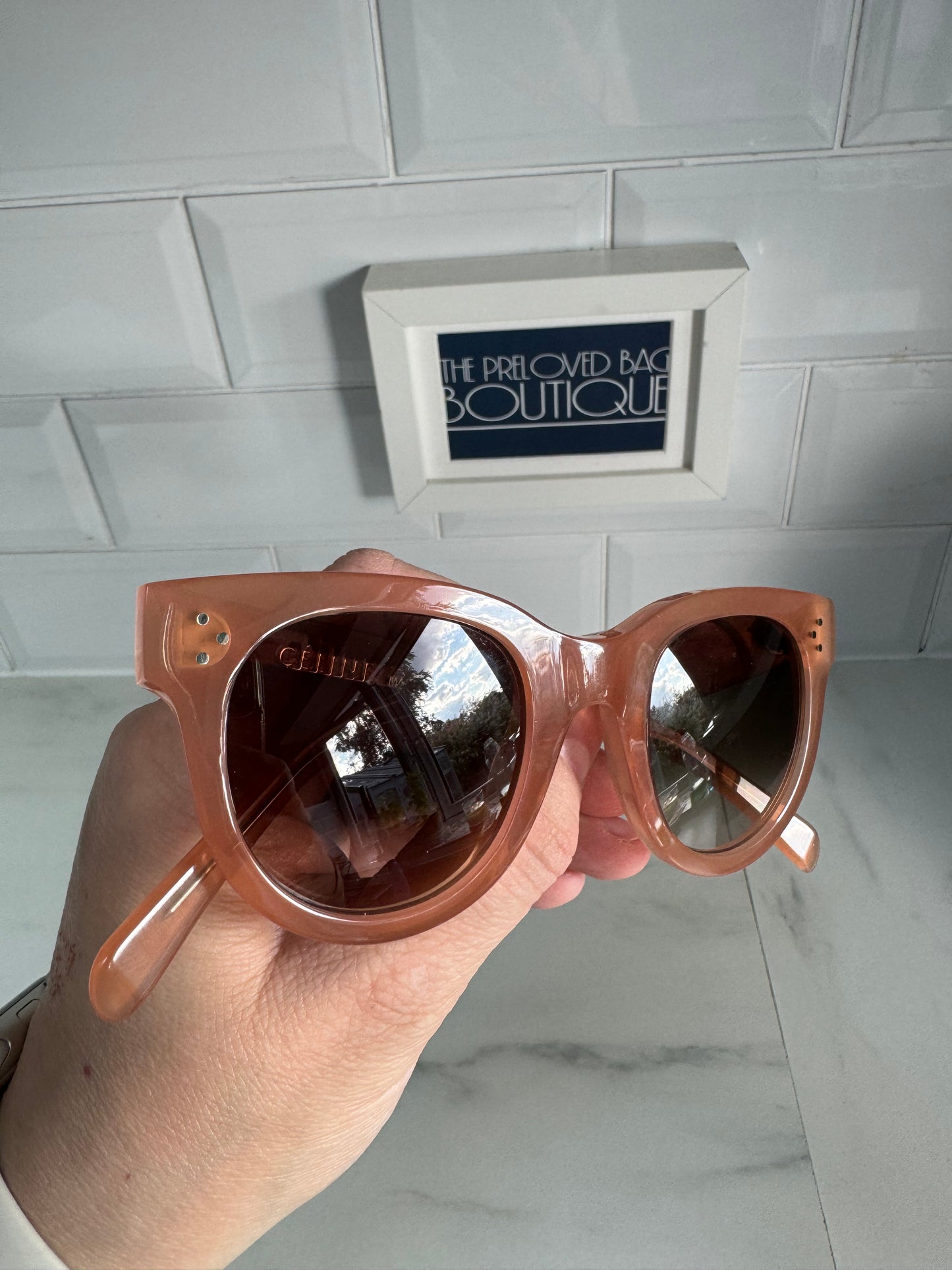 Celine Audrey Sunglasses - Pink