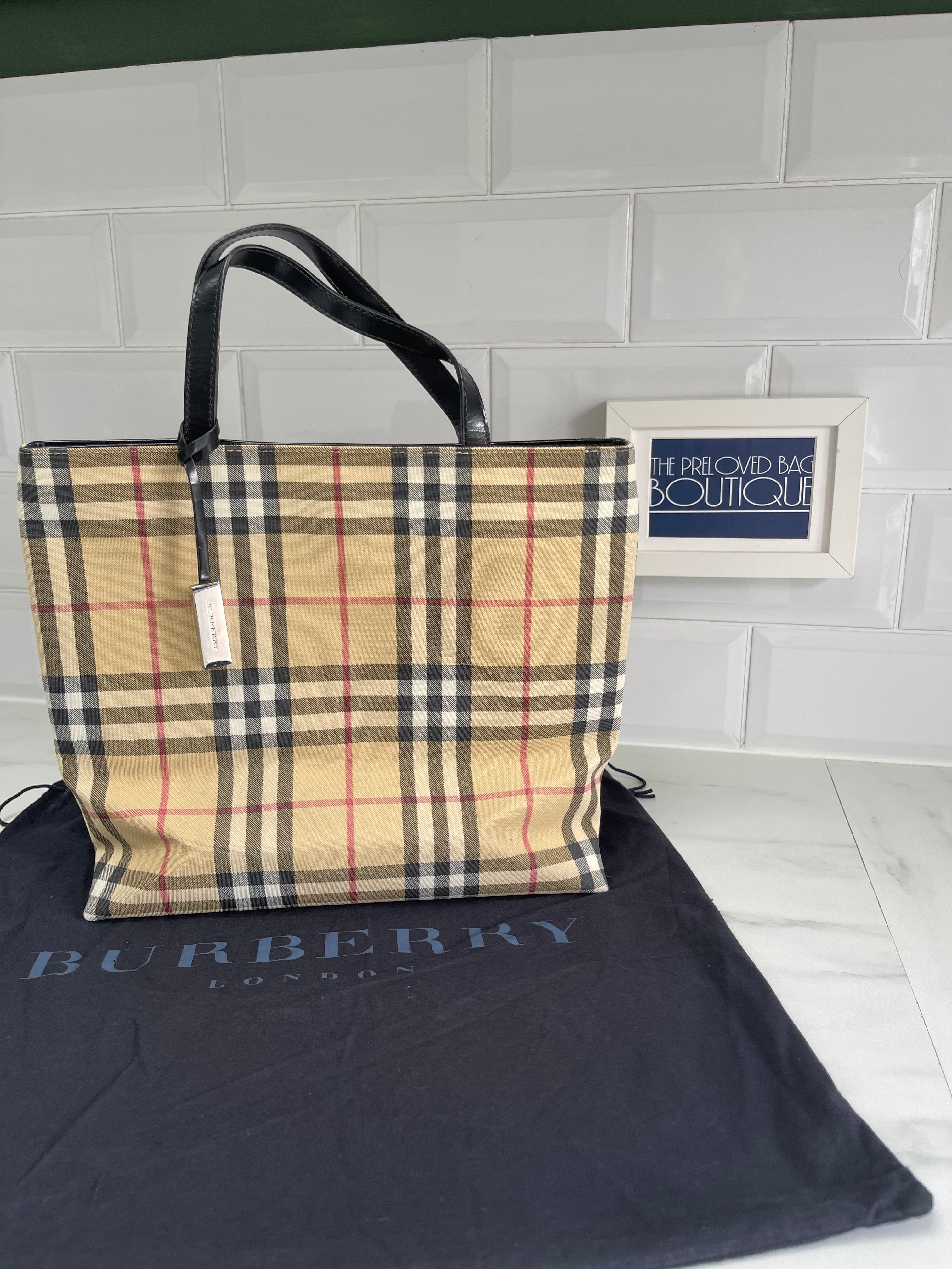 Burberry nova shop tote