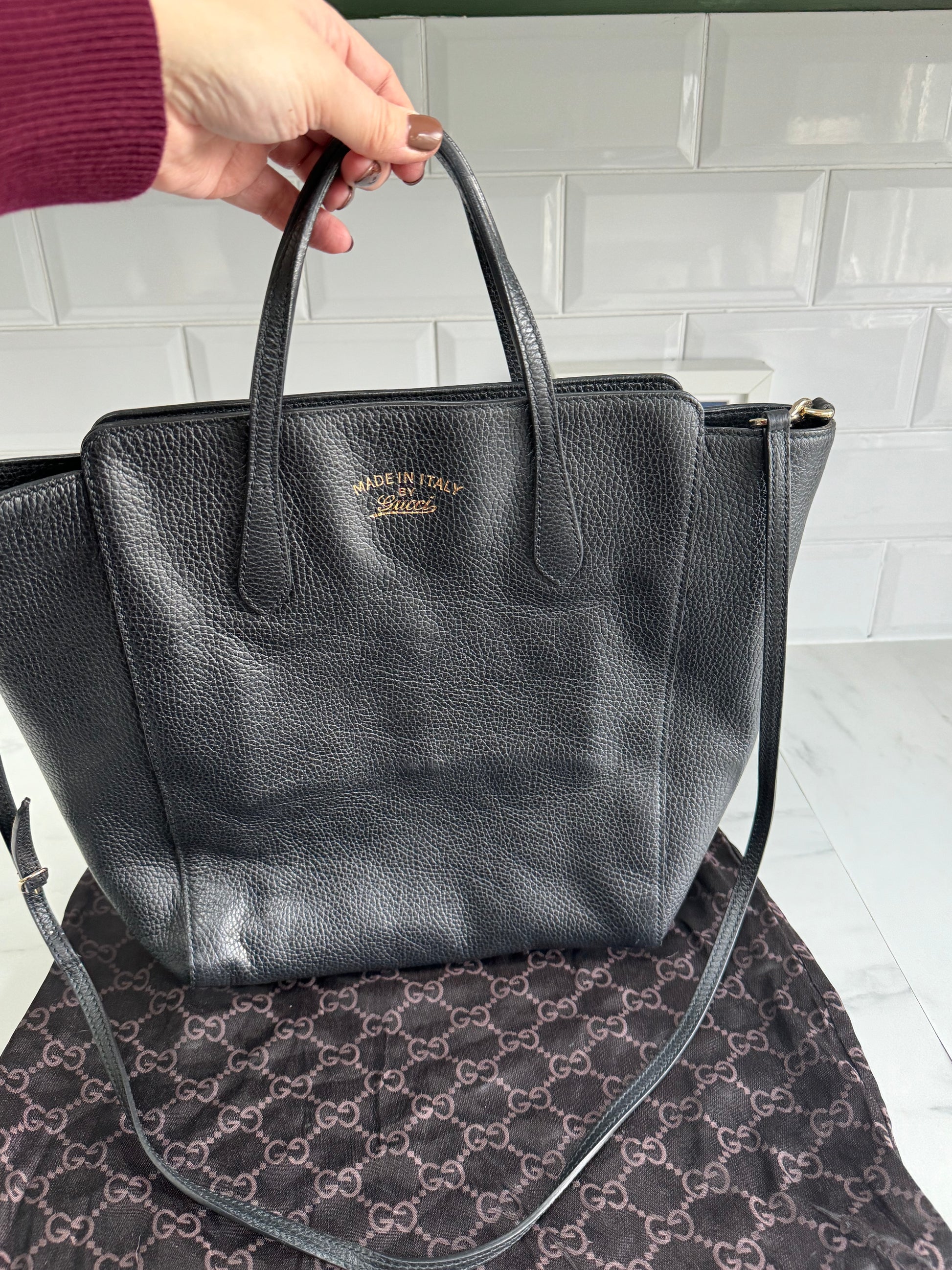 Gucci swing tote small clearance