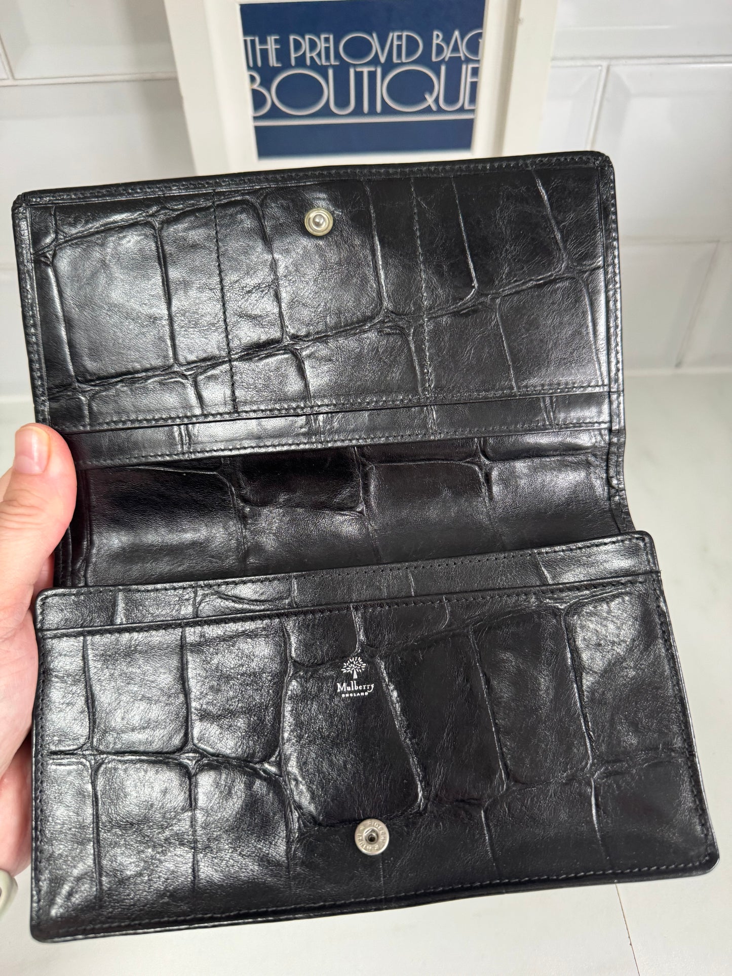 Mulberry Vintage Congo wallet - Black