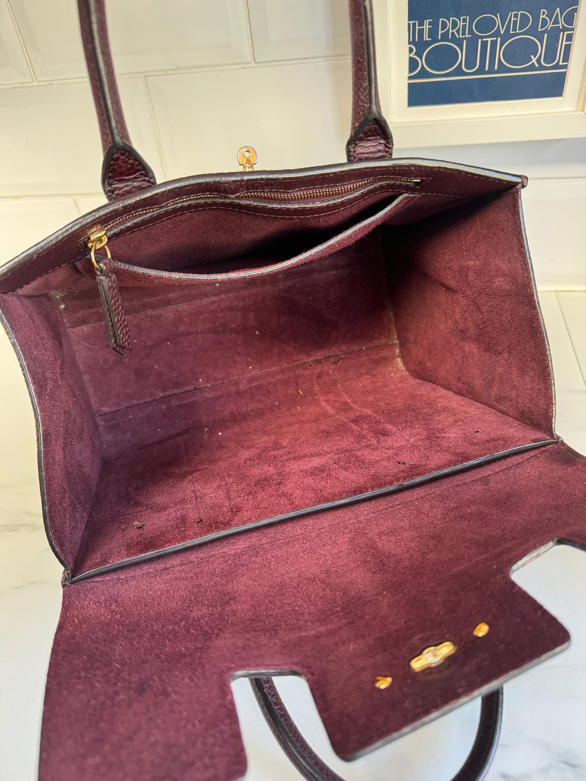 Mulberry Small Bayswater - Oxblood