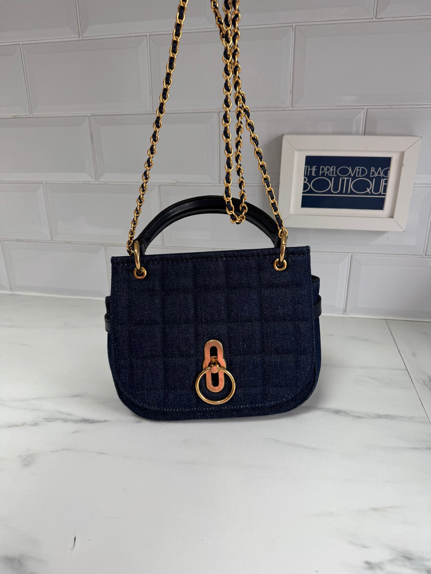 Mulberry Small Amberley - Denim