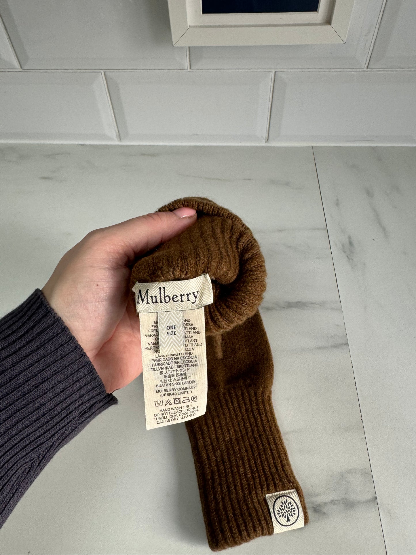 Mulberry Gloves - Teak