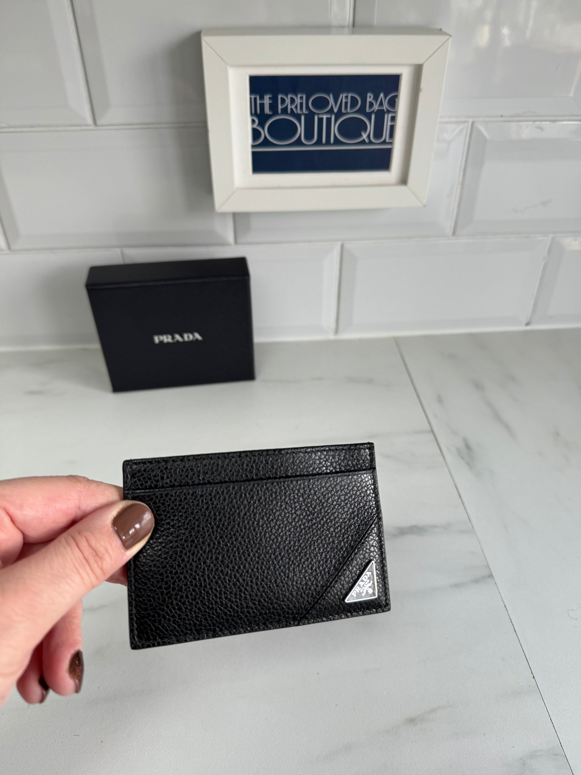 Prada wallet card holder online