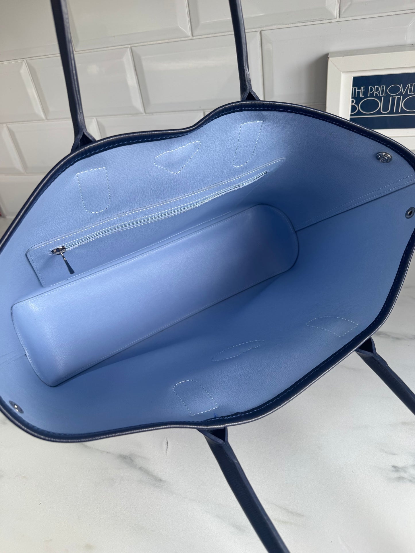 Longchamp Le Roseau Tote - Navy