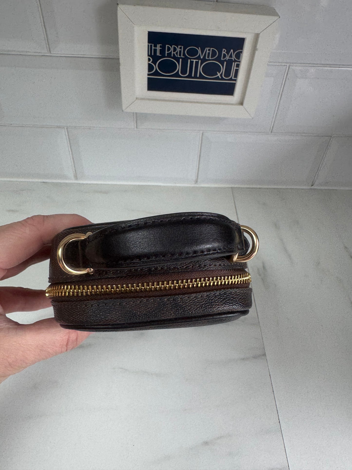 Coach Eva Crossbody Phone Bag - Brown